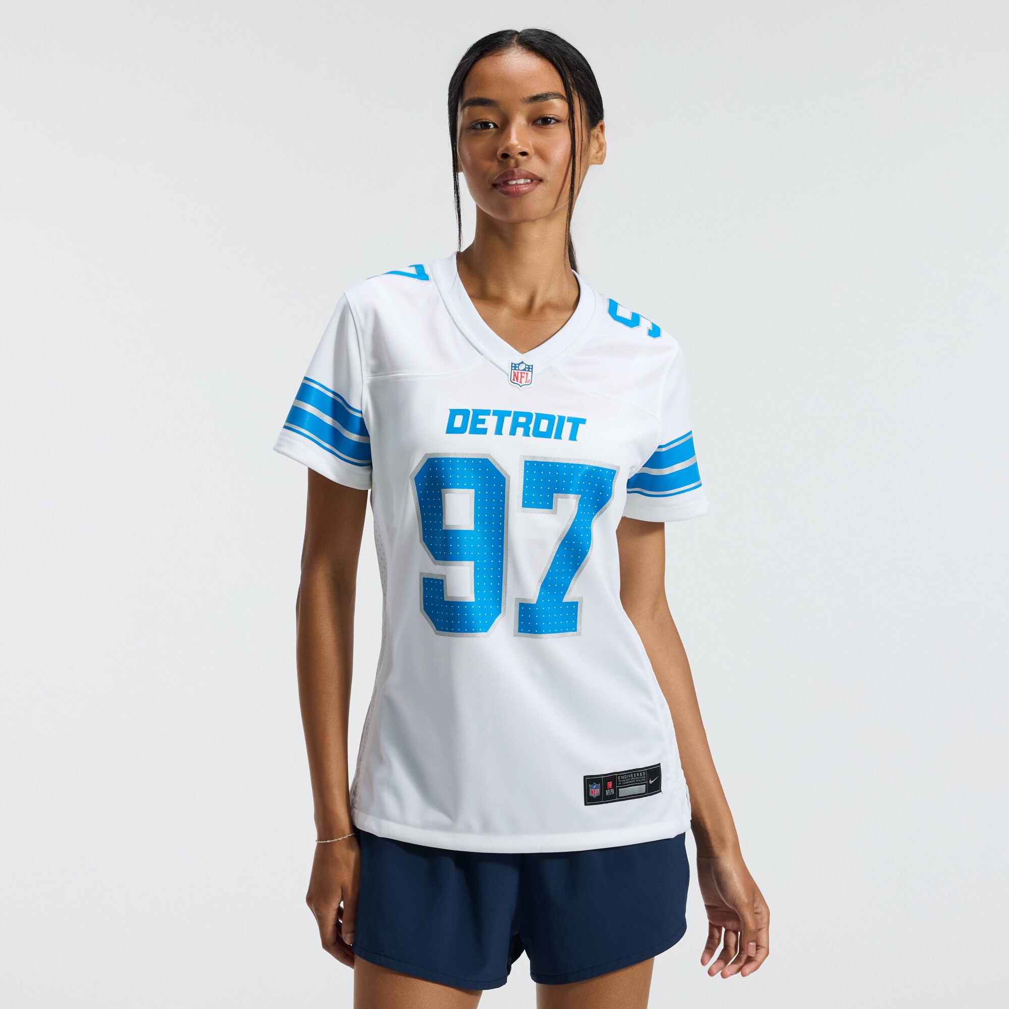 Aidan Hutchinson Detroit Lions Nike Women's Game Jersey - White