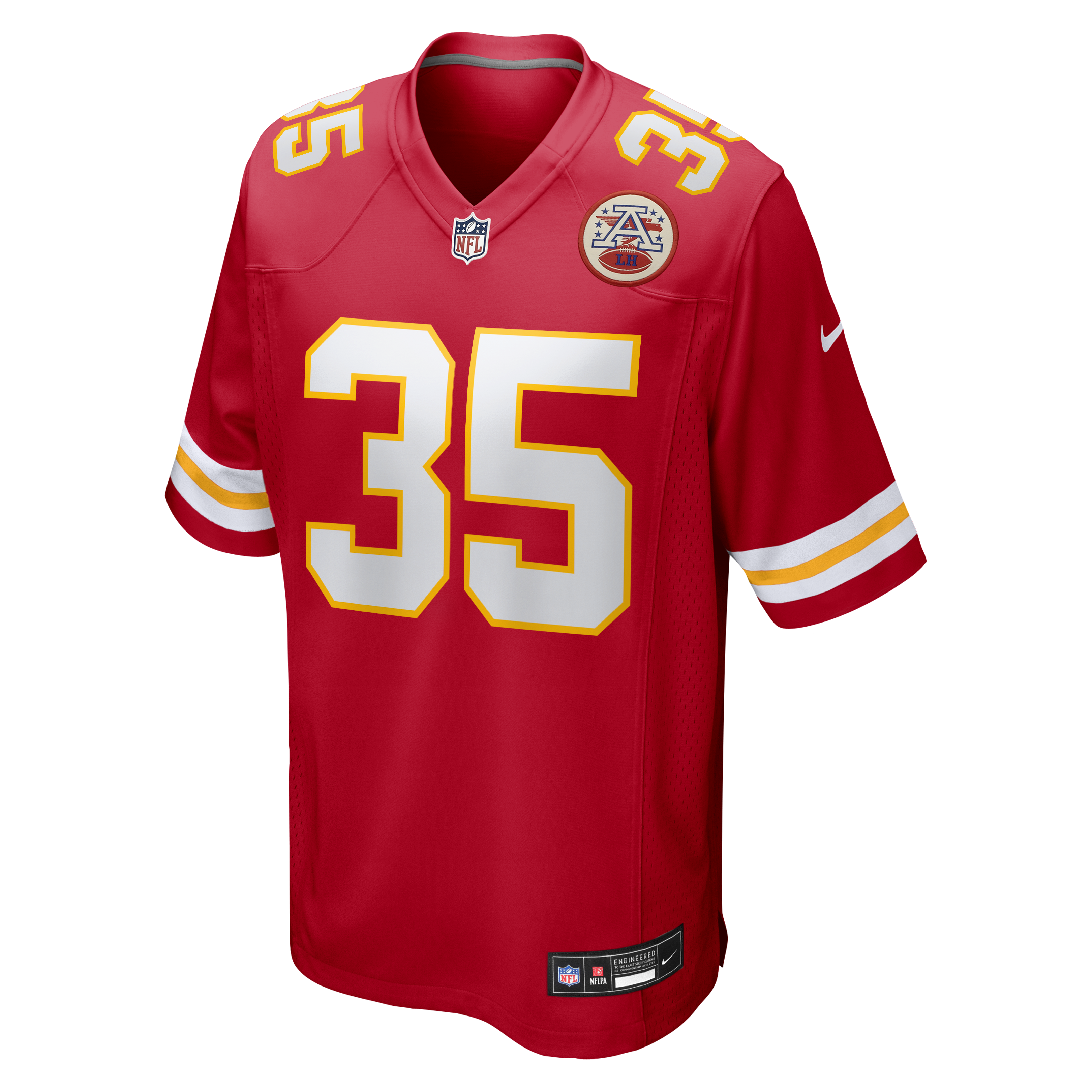 Christian Okoye Kansas City Chiefs Nike Game Retired Player Jersey - Red