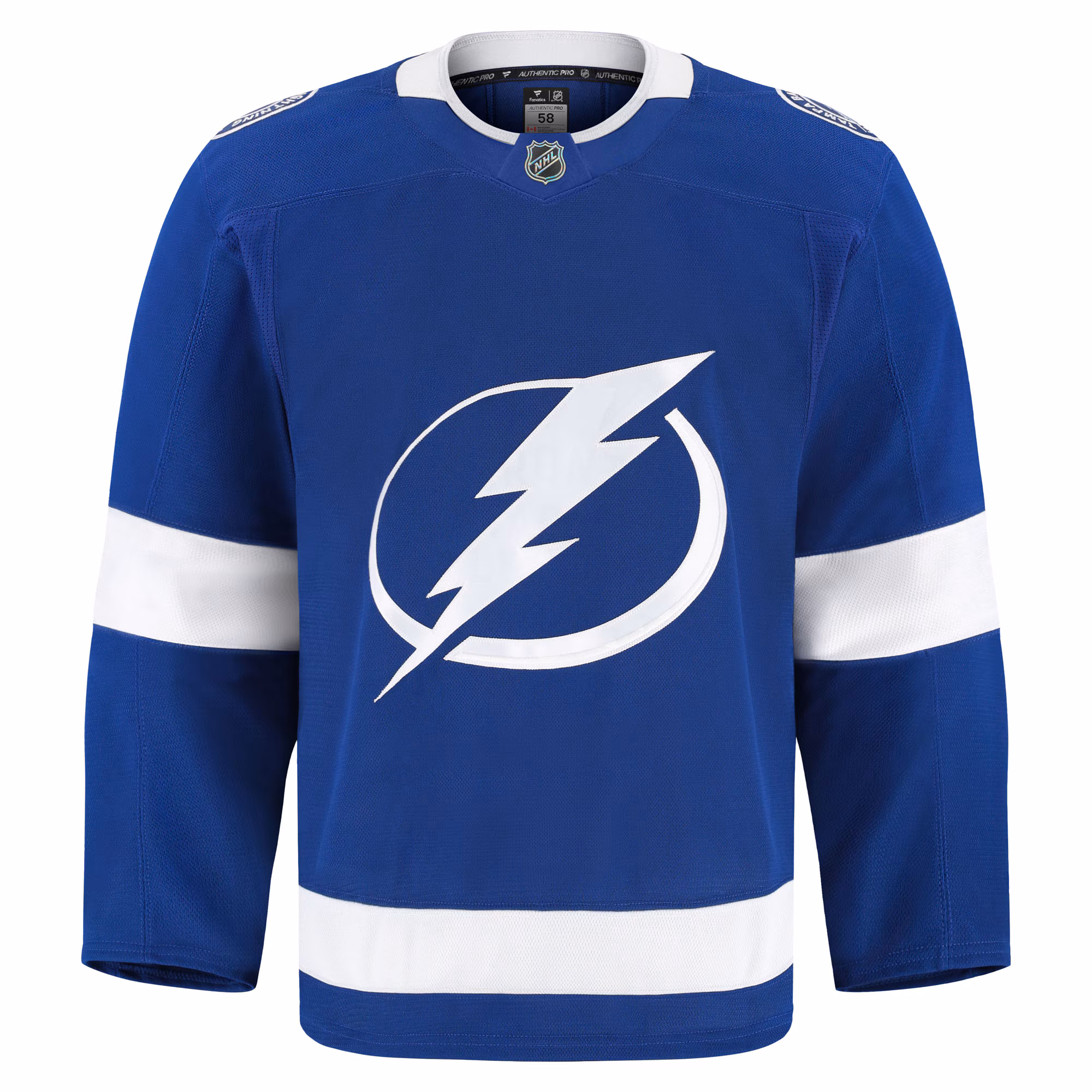 Tampa Bay Lightning Fanatics Home Authentic Pro Jersey - Blue