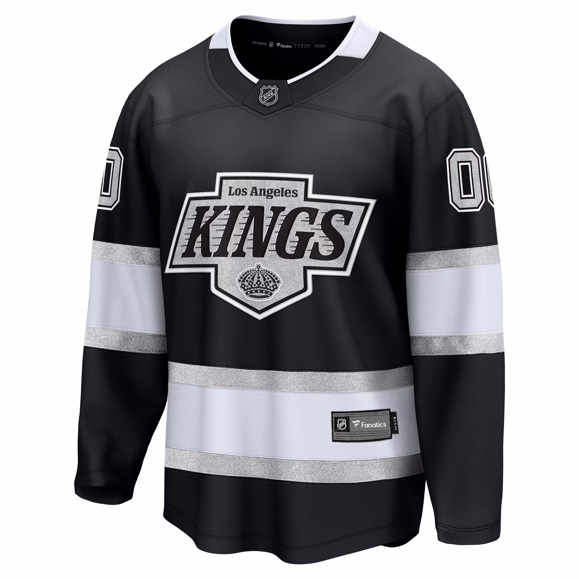 Los Angeles Kings Fanatics Home Breakaway Custom Jersey - Black
