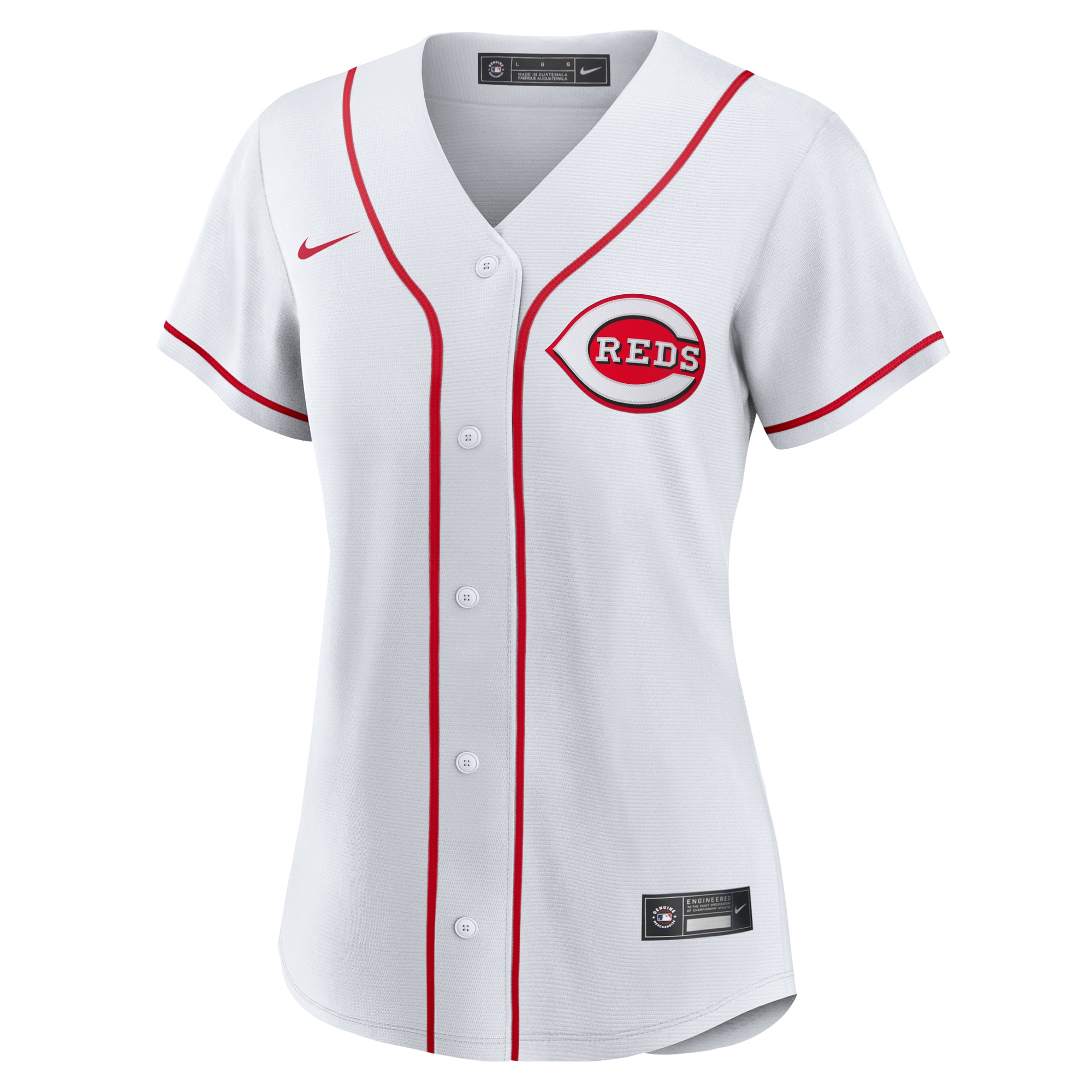 Cincinnati Reds Nike Women's #1 Bride Home Replica Jersey - White
