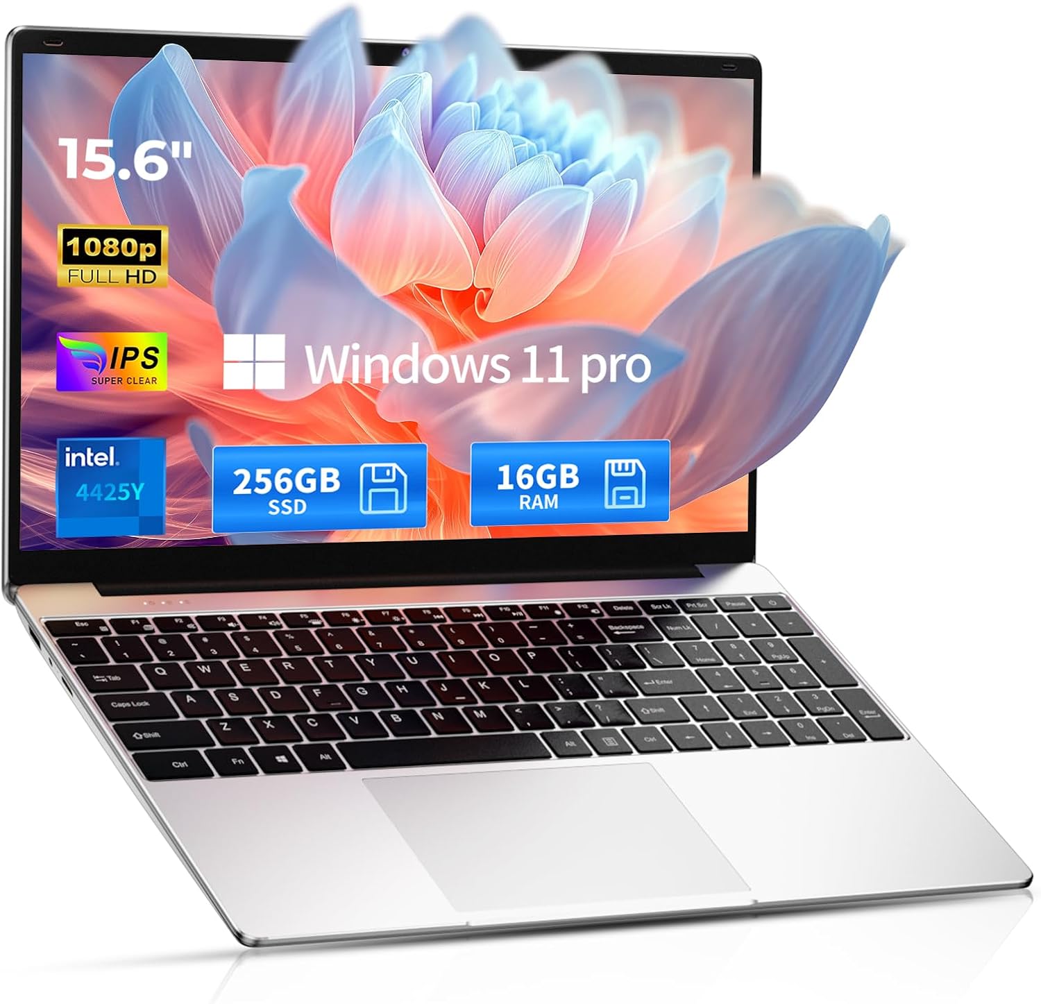 2026 Windows 11 Pro Traditional Laptop Computer, 16GB RAM 256GB SSD for Business Office Student School College, 15.6