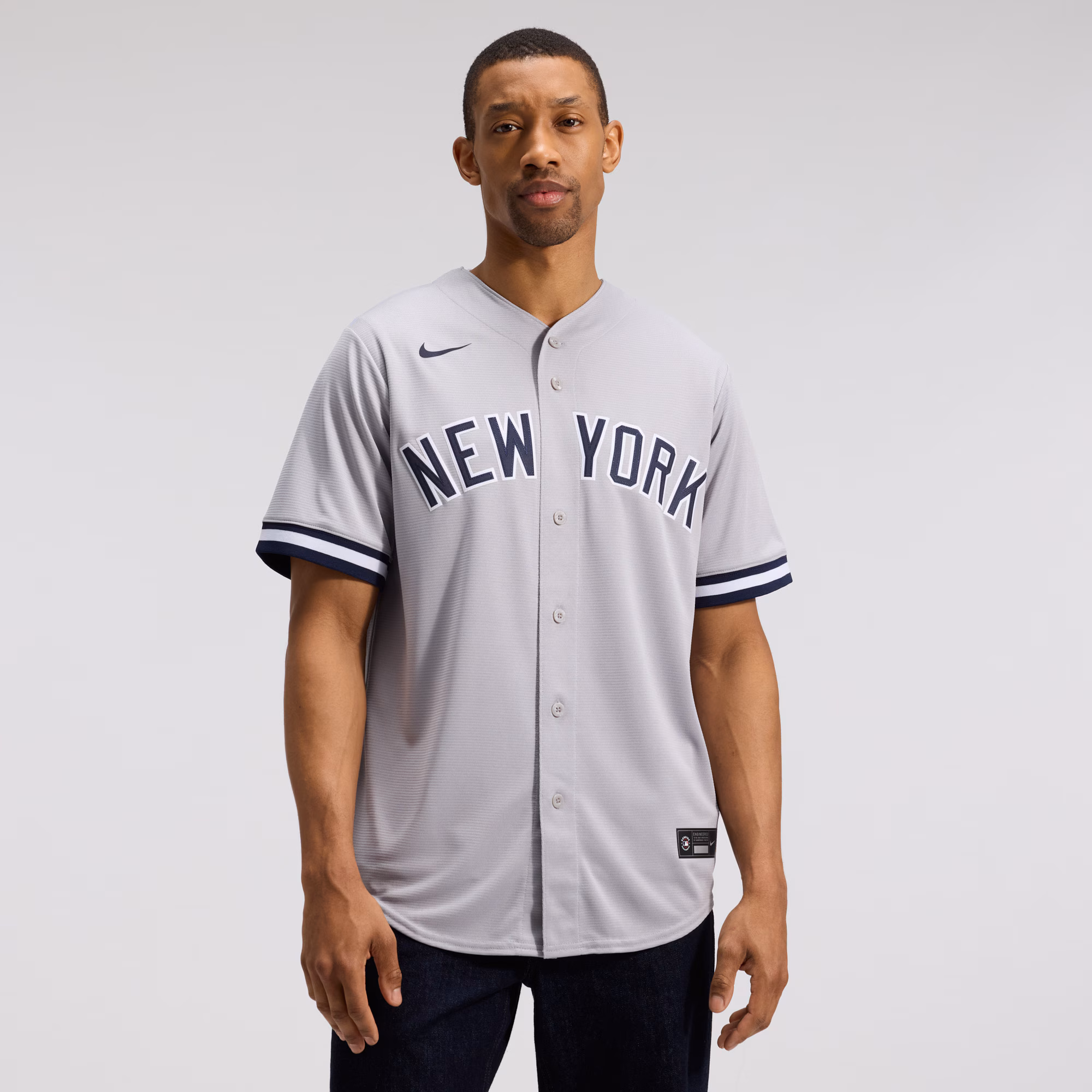 Anthony Volpe New York Yankees Nike Road Replica Jersey - Gray