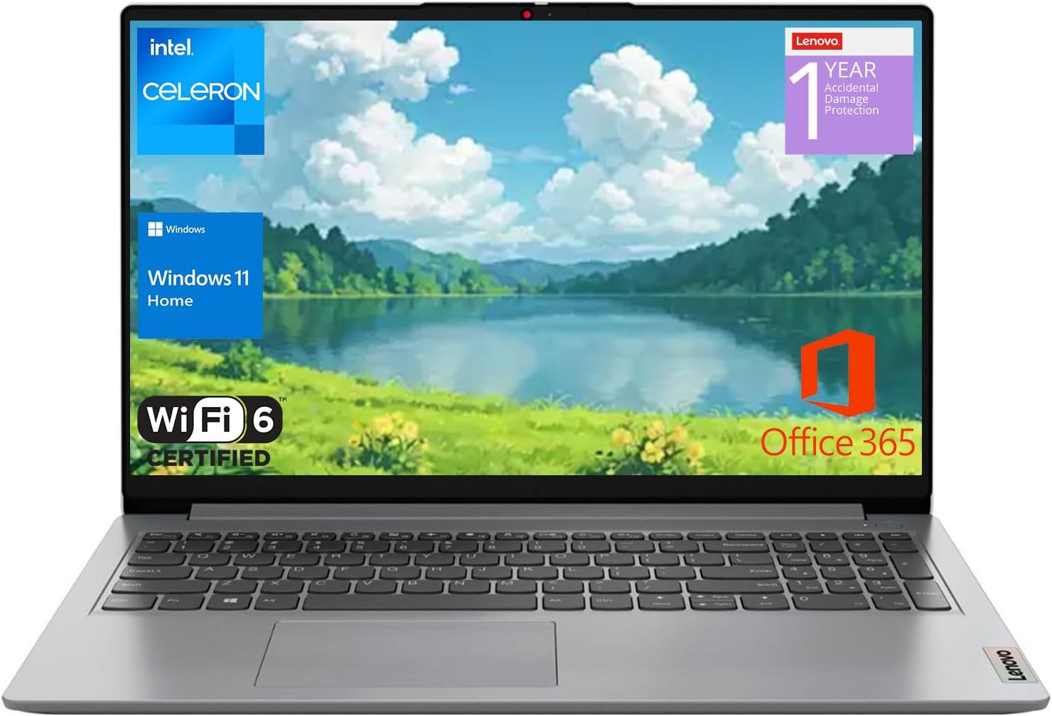 Lenovo IdeaPad 1 Home Laptop, 15.6