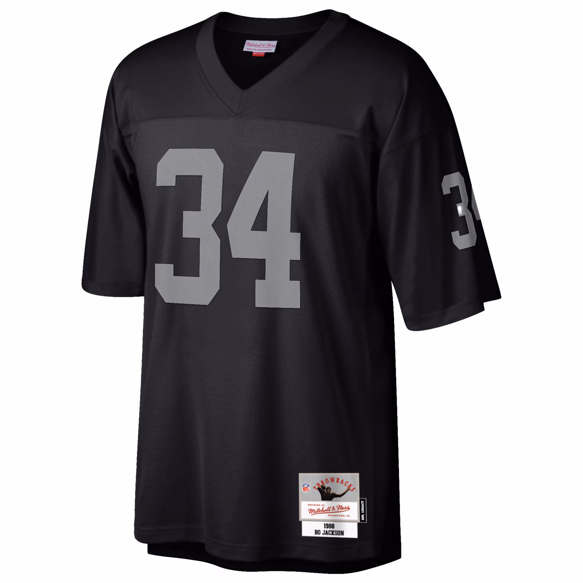 Bo Jackson Las Vegas Raiders Mitchell & Ness Legacy Replica Jersey - Black