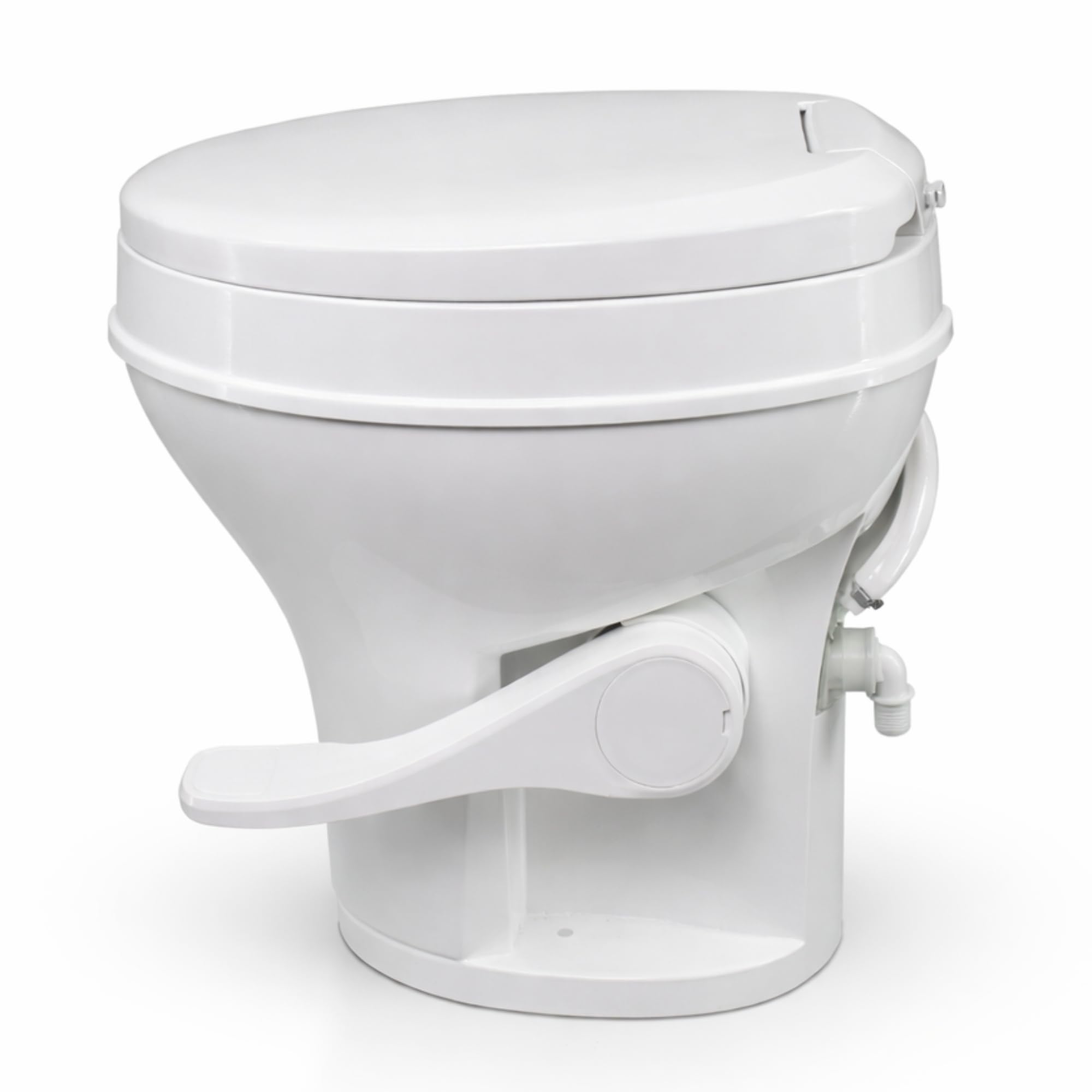 SEAFLO RV Toilet - Residential Height, Gravity Flush, Soft Close