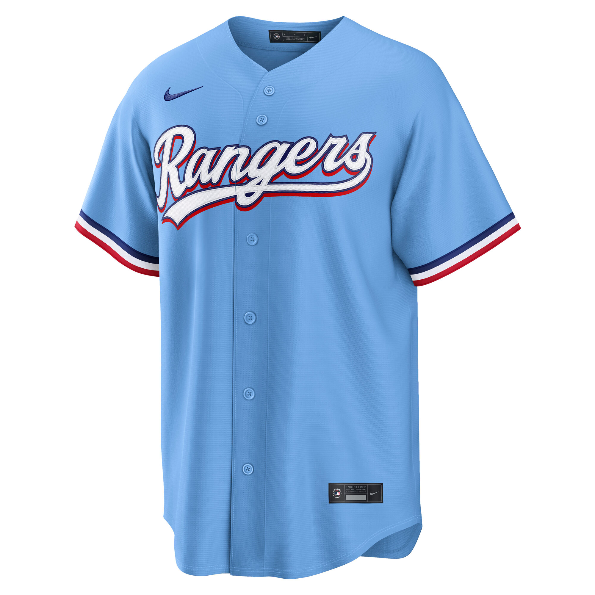 Corey Seager Texas Rangers Nike Alternate Replica Jersey - Light Blue