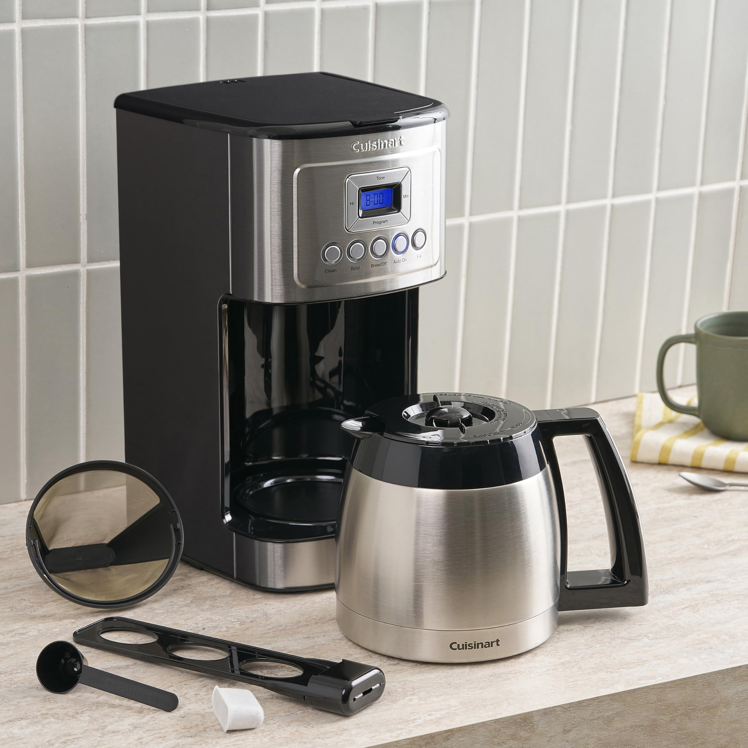CUISINART 12-Cup Programmable Coffee Maker with Thermal Carafe
