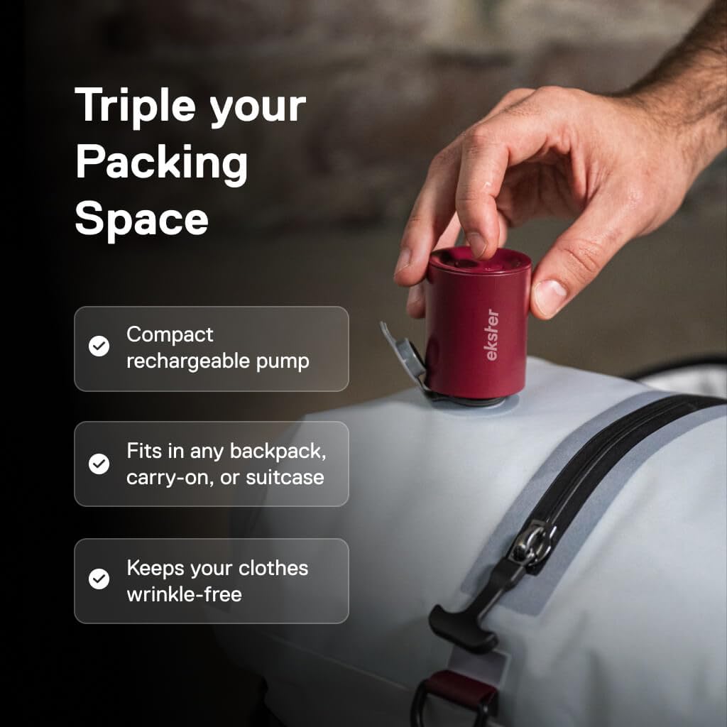 EKSTER Travel Pack Vacuum Kit - Waterproof Compression Bags