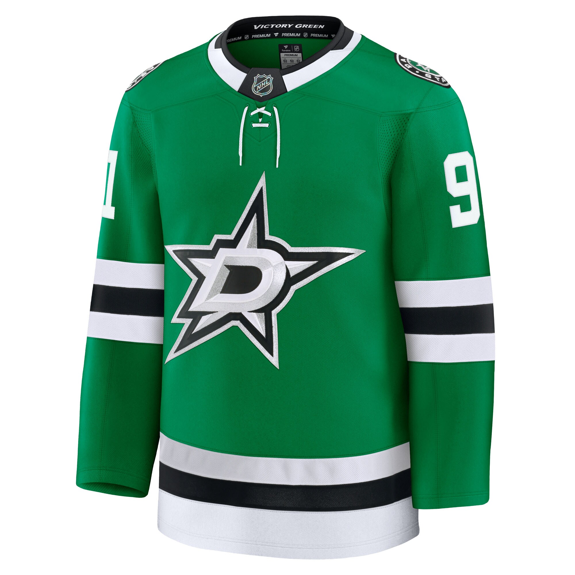 Tyler Seguin Dallas Stars Fanatics Home Premium Jersey - Kelly Green