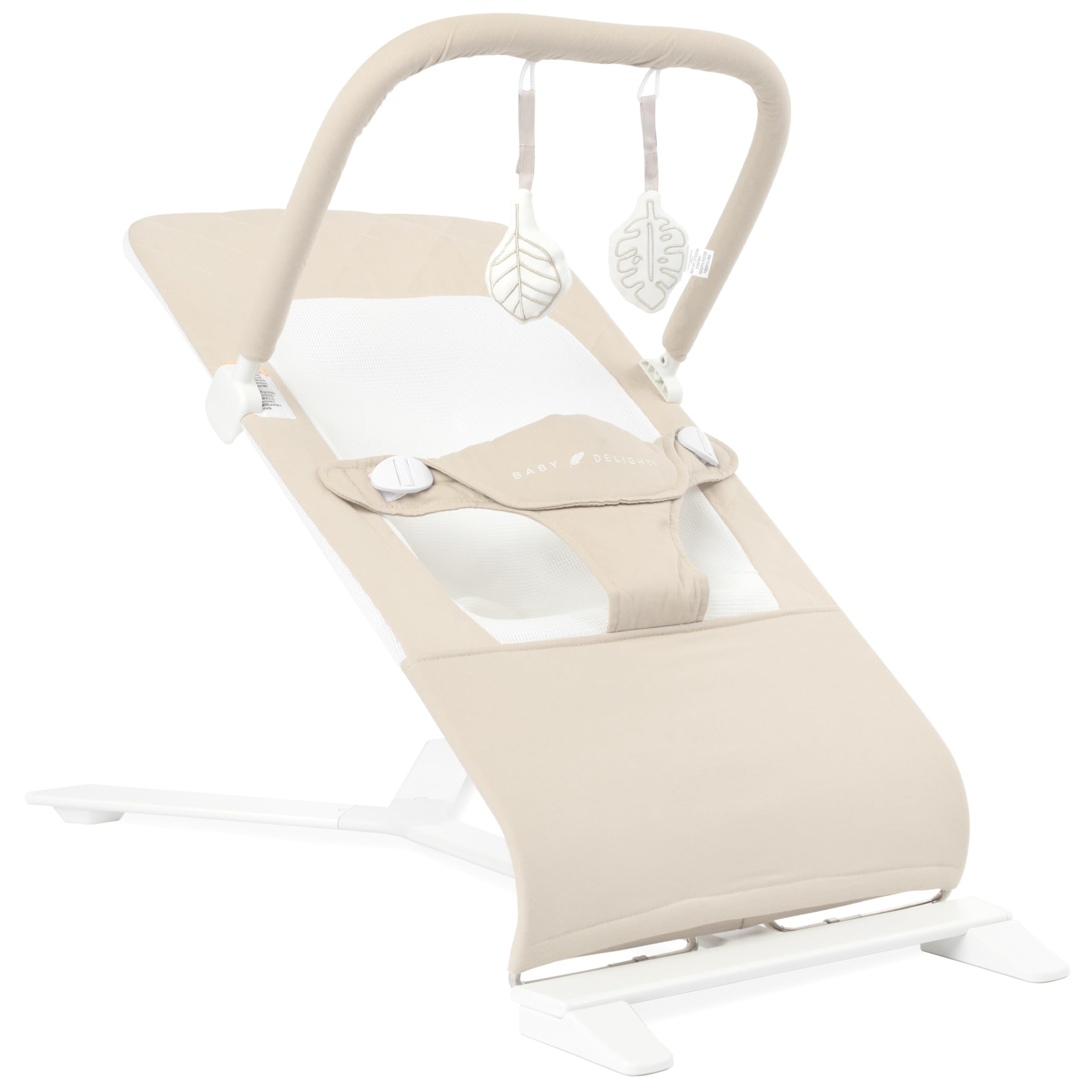 BABY DELIGHT Alpine Deluxe Portable Bouncer for Infants, Organic