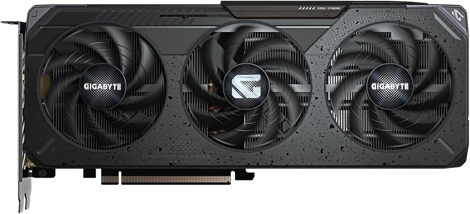 Gigabyte Radeon RX 9060 XT Gaming OC 16G Graphics Card - 16GB GDDR6, 128bit, PCI-E 5.0, 3320 MHz Core Clock, 2 x DisplayPort, 1 x HDMI, GV-R9060XTGAMING OC-16GD