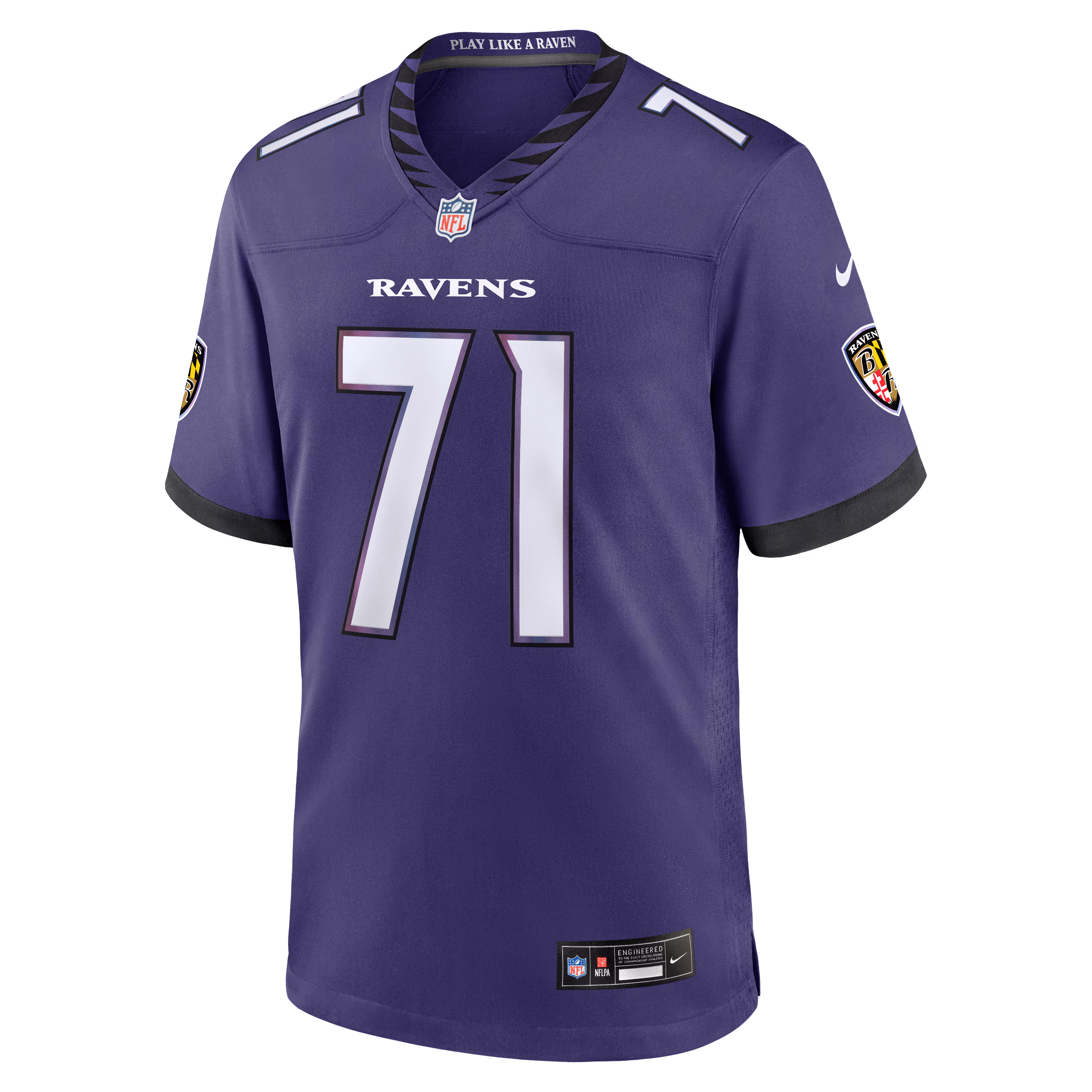 Olaivavega Ioane Baltimore Ravens Nike 2026 NFL Draft First Round Pick No. 14 Team Game Jersey - Purple