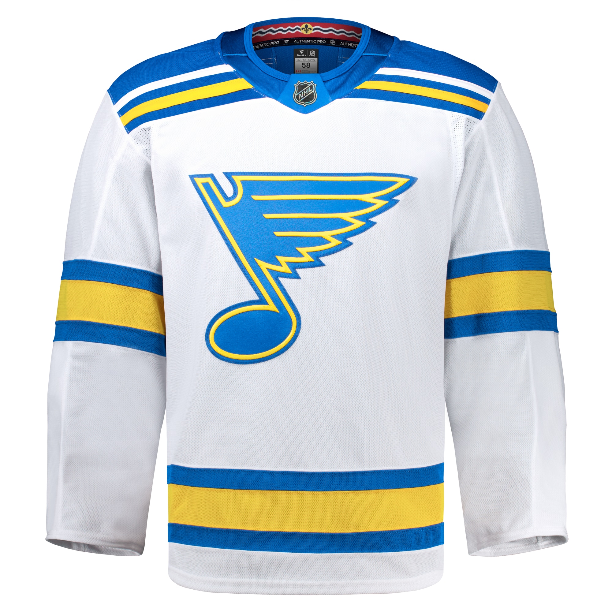 St. Louis Blues Fanatics Away Authentic Pro Jersey - White