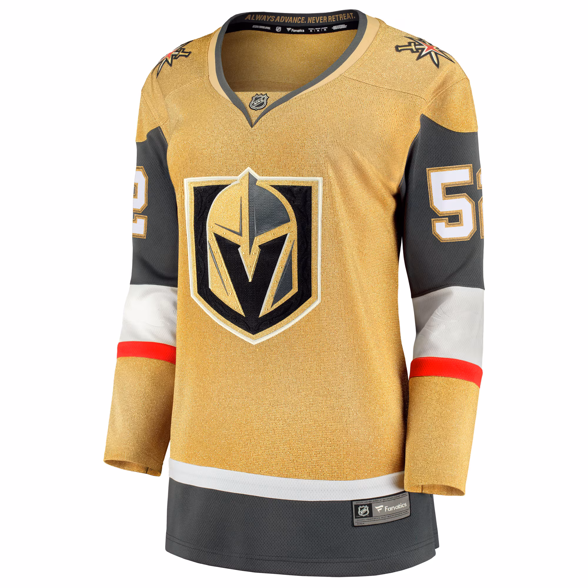 Dylan Coghlan Vegas Golden Knights Fanatics Women's Home Breakaway Jersey - Gold
