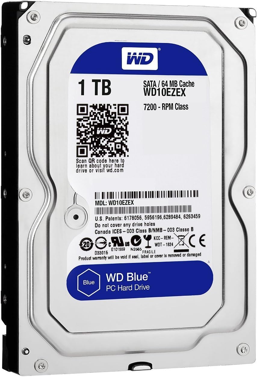 Western Digital(WD) BLUE Deskptop 1TB( 1Terabyte) 3.5