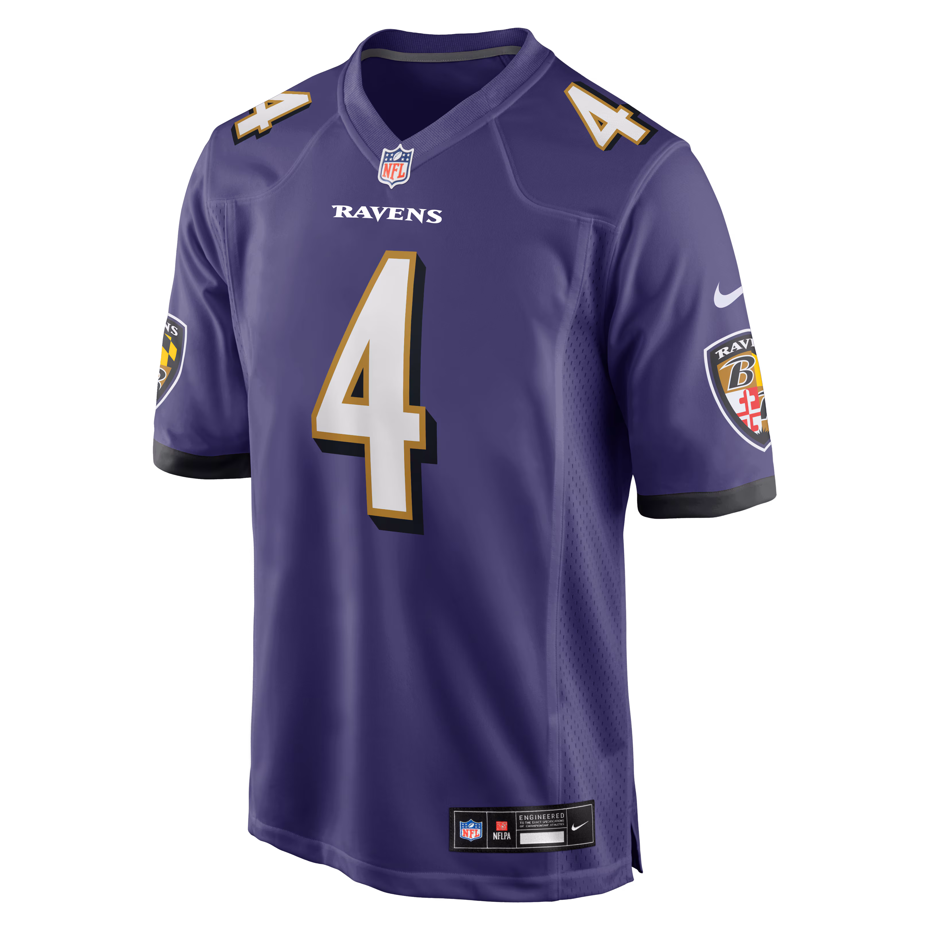 Zay Flowers Baltimore Ravens Nike  Game Jersey - Purple