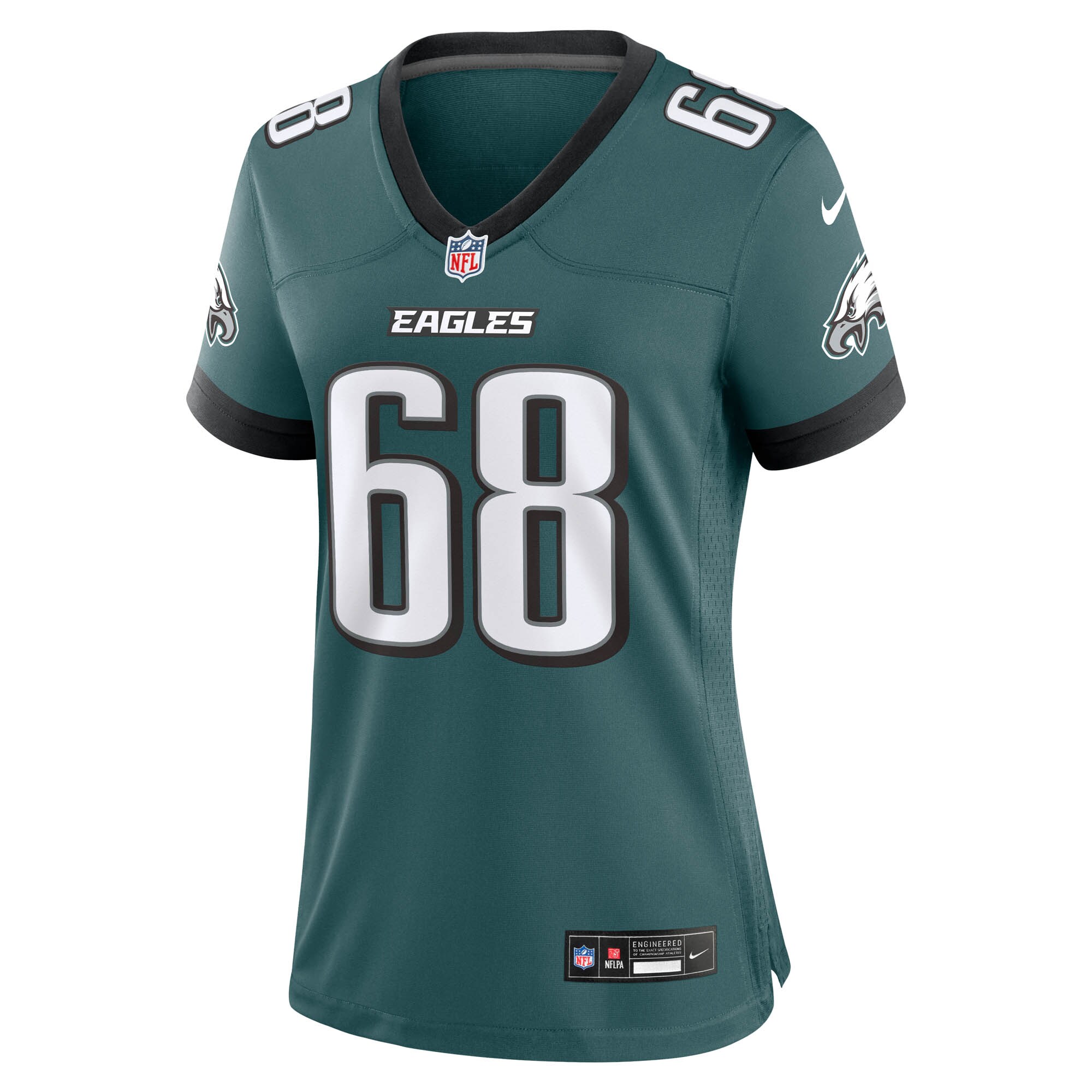 Jordan Mailata Philadelphia Eagles Nike Women's Team Game Jersey -  Midnight Green