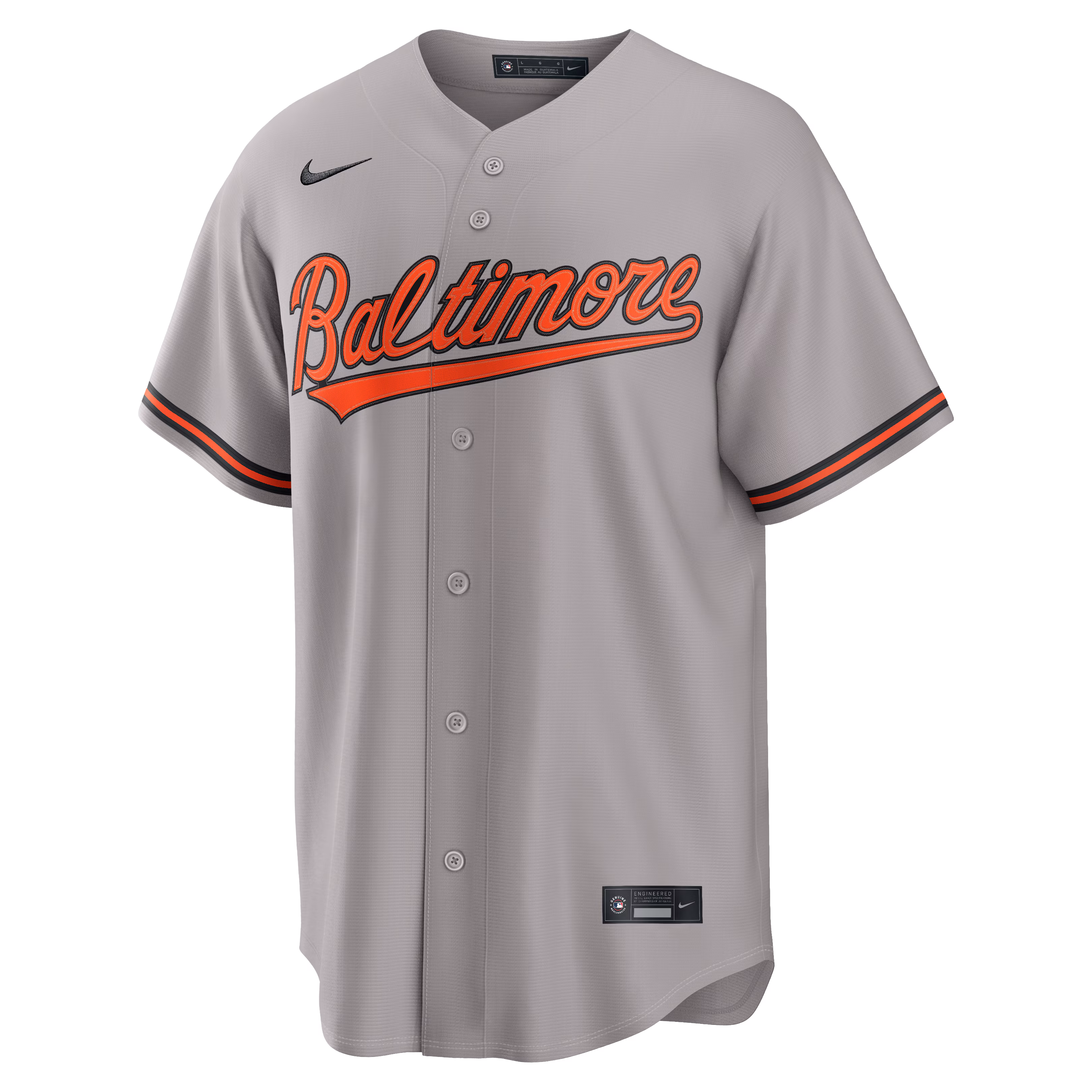 Gunnar Henderson Baltimore Orioles Nike Road Replica Jersey - Gray