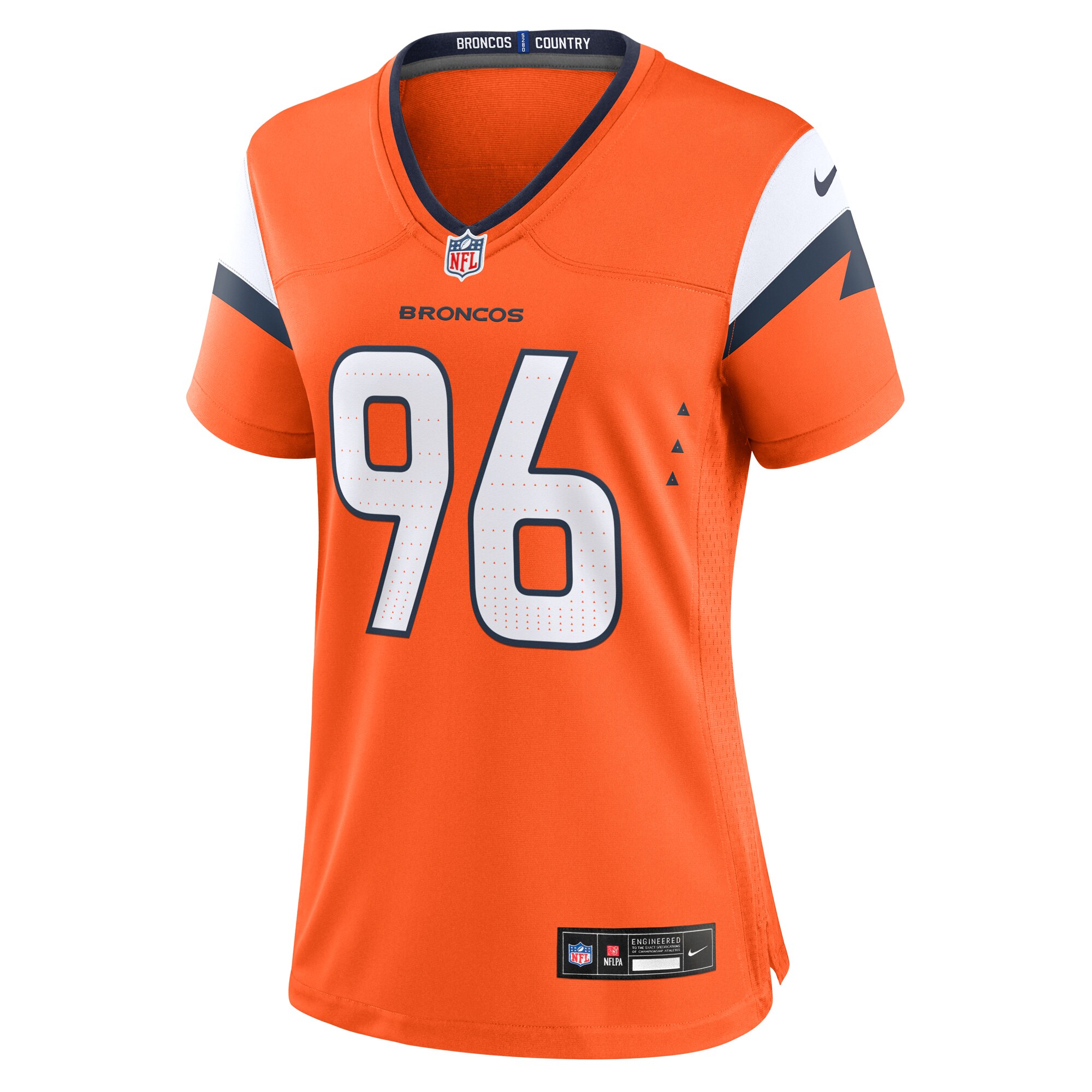 Eyioma Uwazurike Denver Broncos Nike Women's Team Game Jersey -  Orange