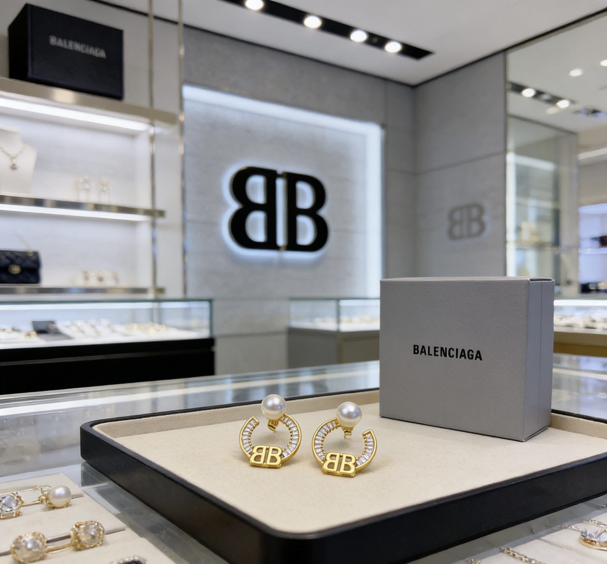 Balenciaga earrings-71