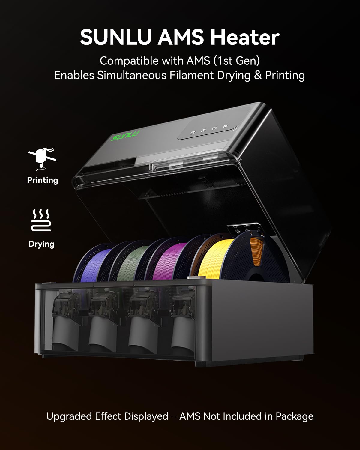 SUNLU AMS Heater for Bambu Lab Gen 1 - Fast Drying & Printing