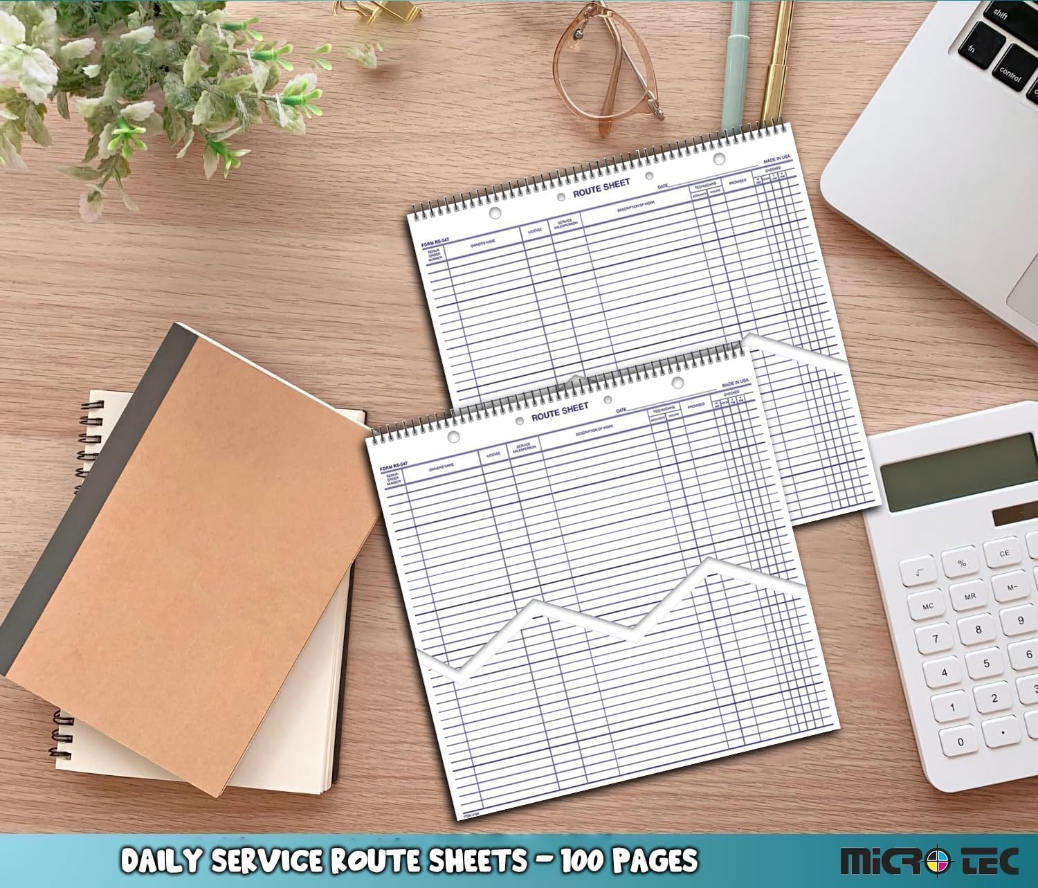 MICRO TEC Daily Service Route Sheets – 12