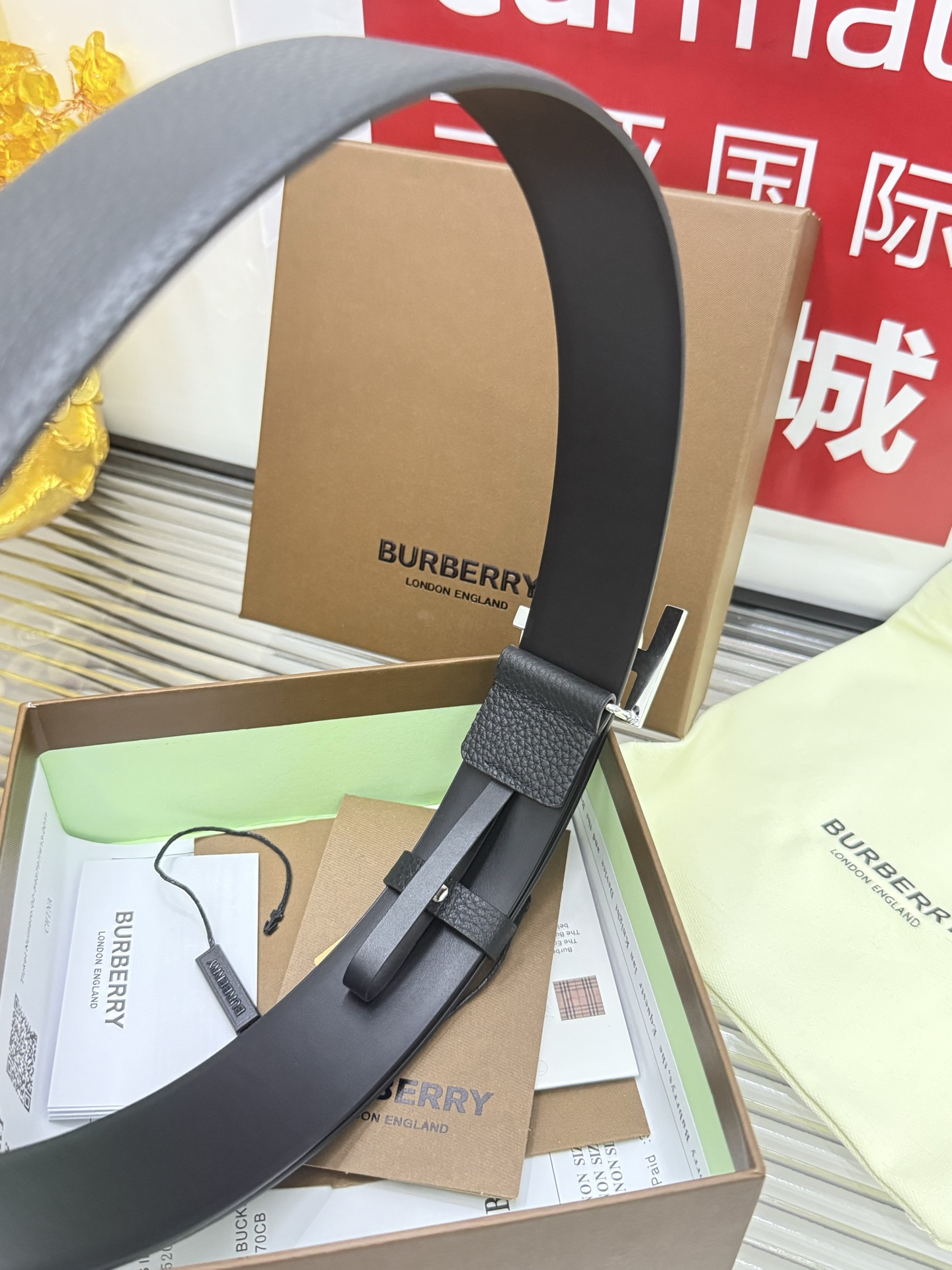 Burberry belt-9