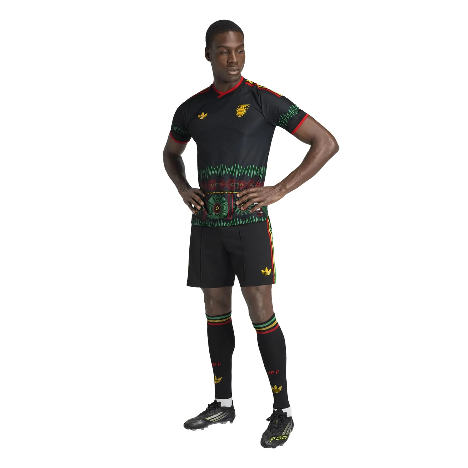 Jamaica 26 Away Authentic Jersey - Men's
