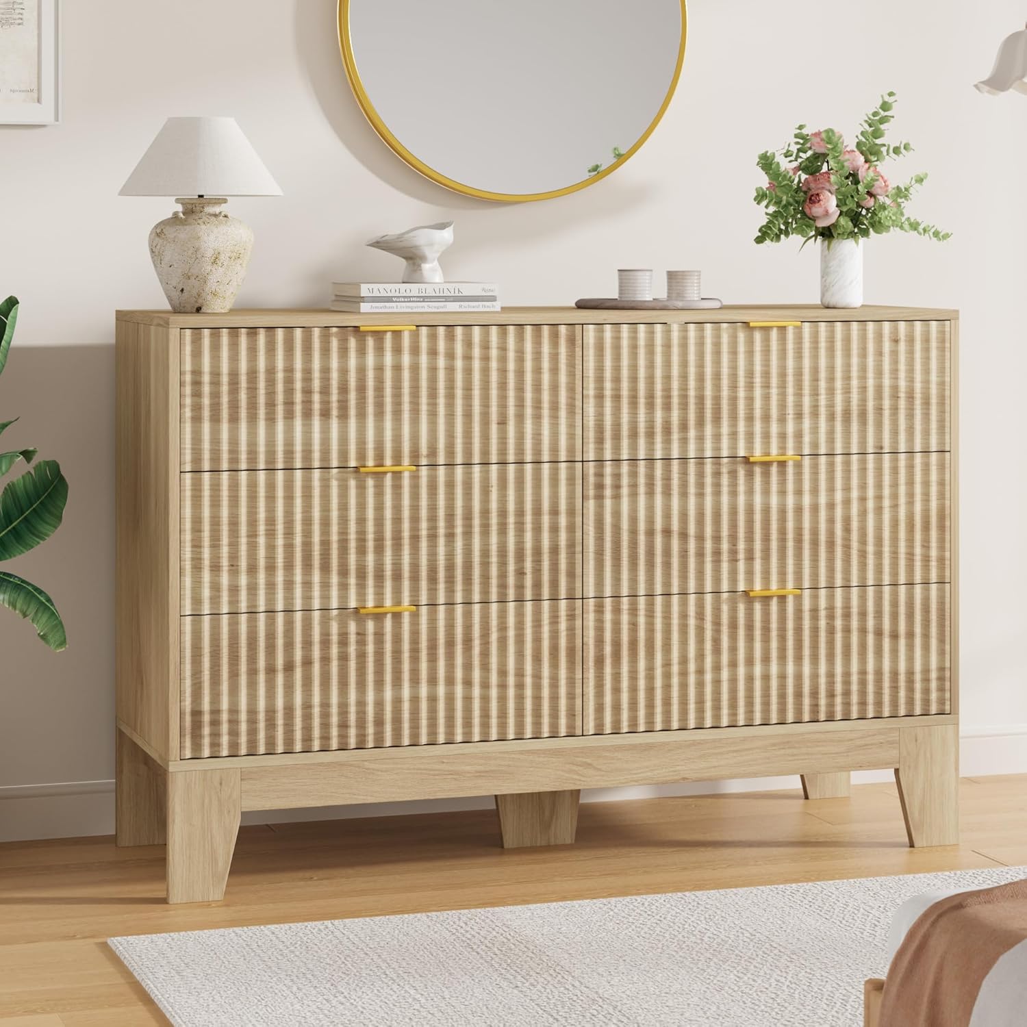 Garvee 6 Drawer Dresser for Bedroom, 47