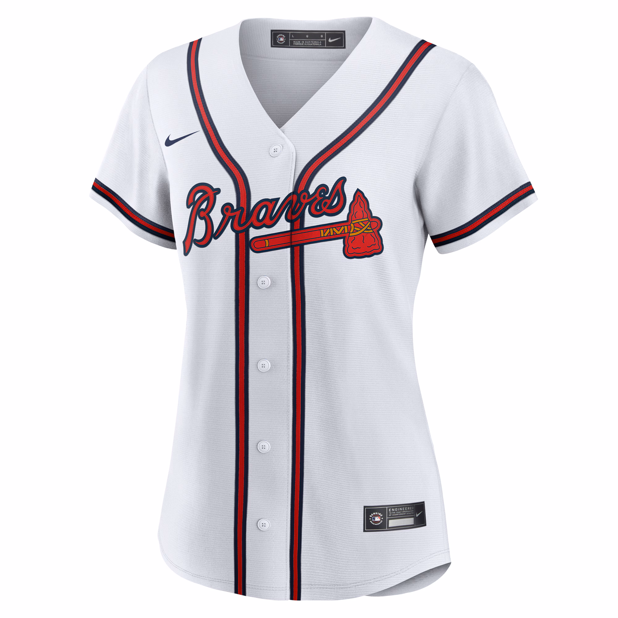 Ozzie Albies Atlanta Braves Nike Women's Home Replica Jersey - White