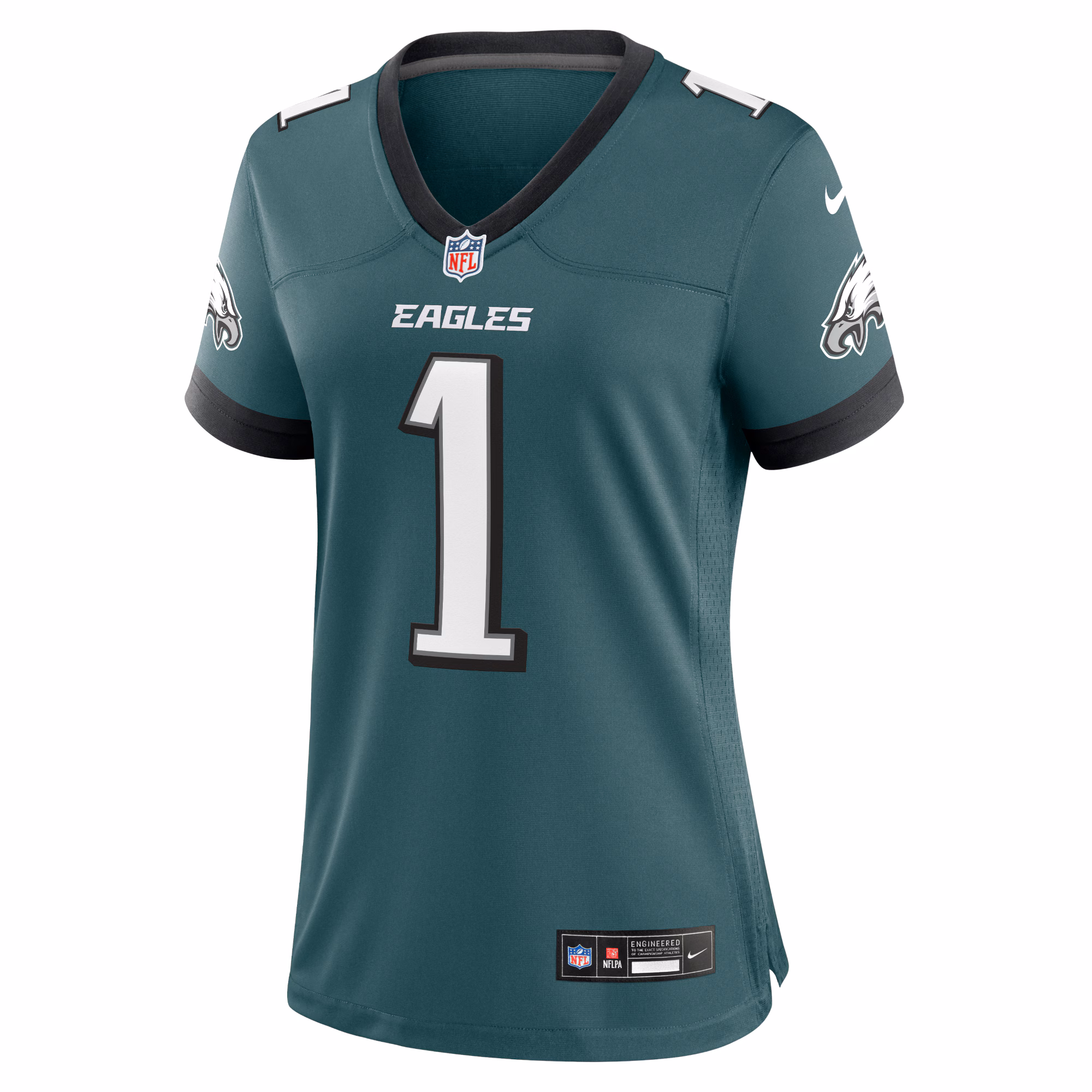Jalen Hurts Philadelphia Eagles Nike Women's Team Game Jersey - Midnight Green