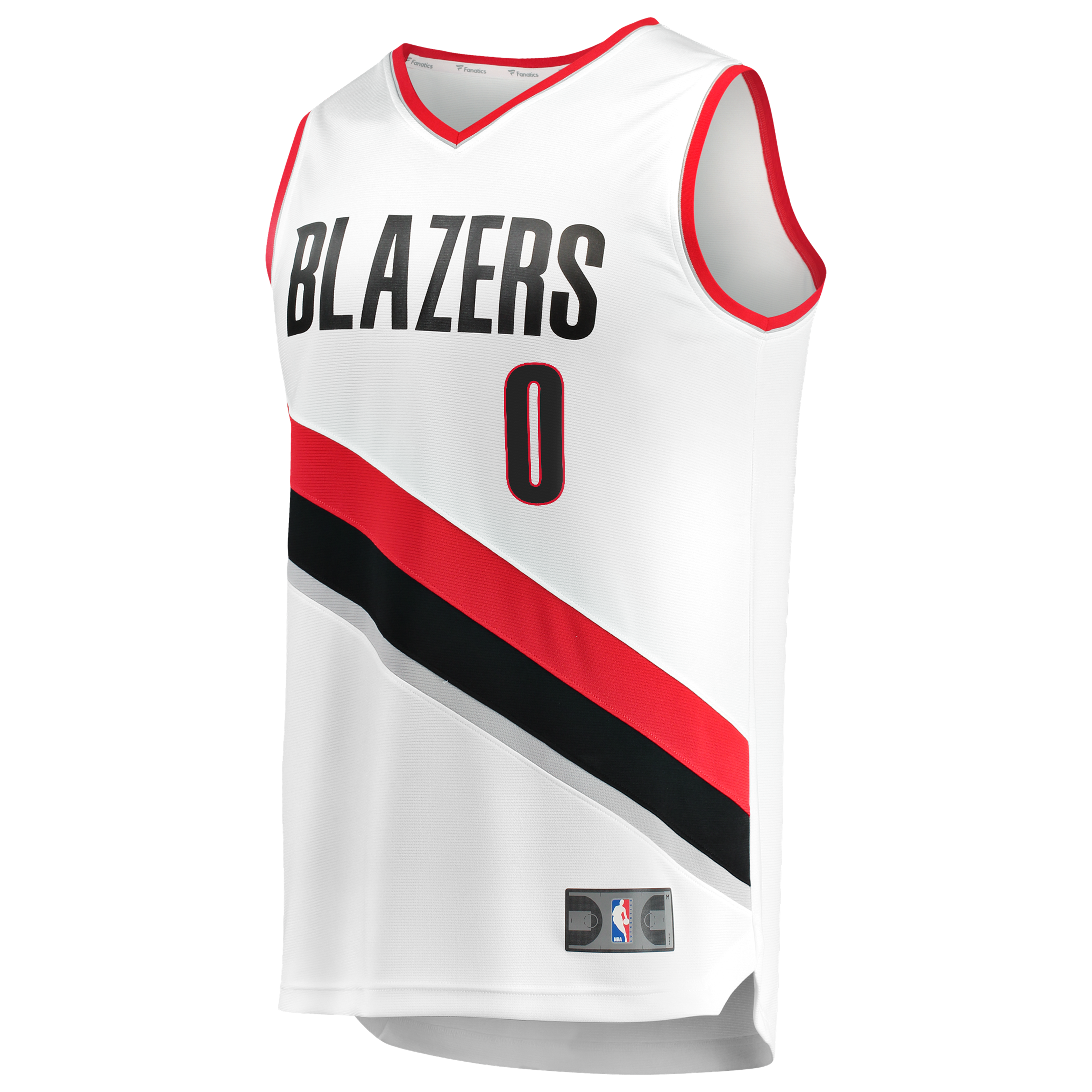 Damian Lillard Portland Trail Blazers Fanatics Fast Break Replica Jersey - White - Association Edition