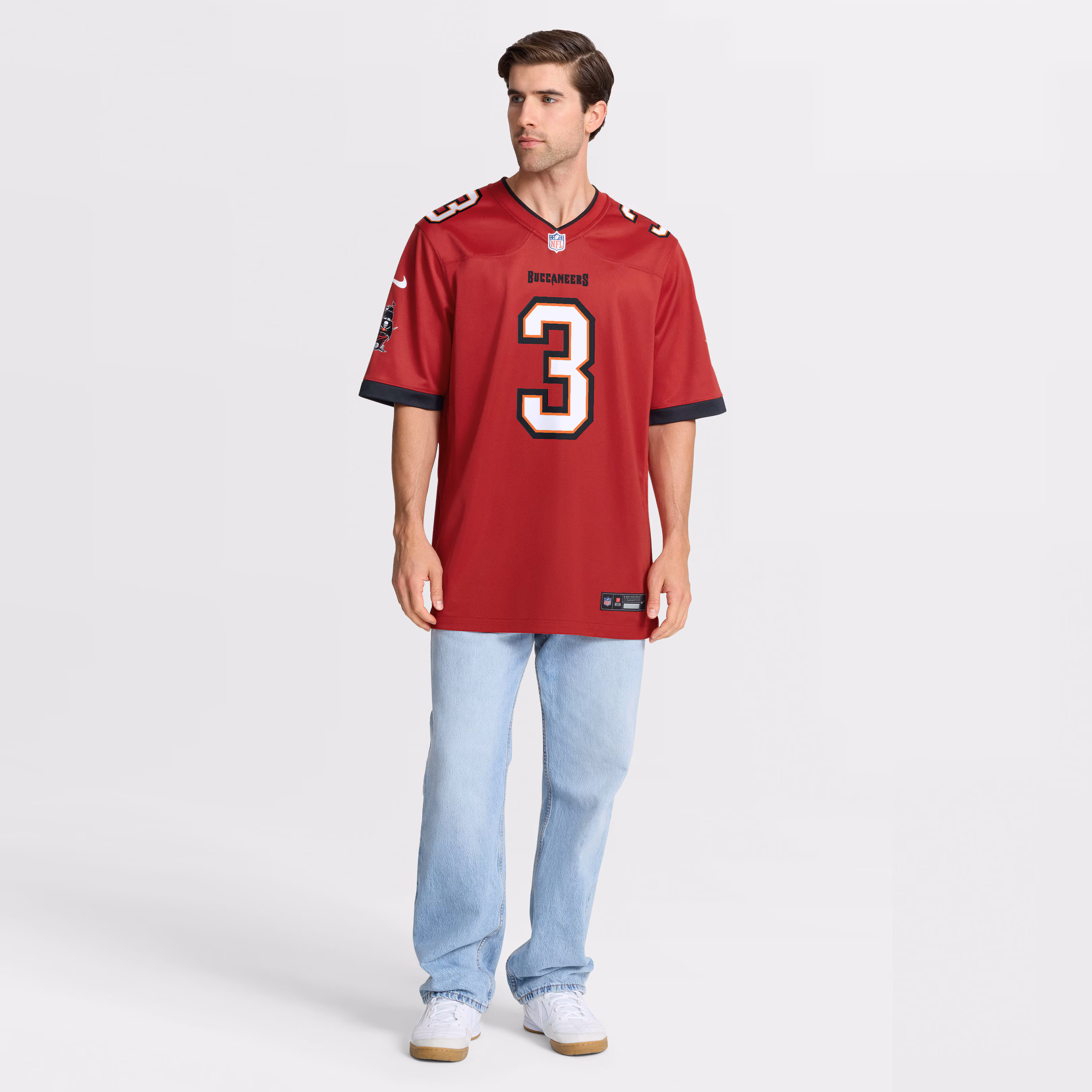 Rueben Bain Jr. Tampa Bay Buccaneers Nike 2026 NFL Draft First Round Pick No. 15 Team Game Jersey - Red