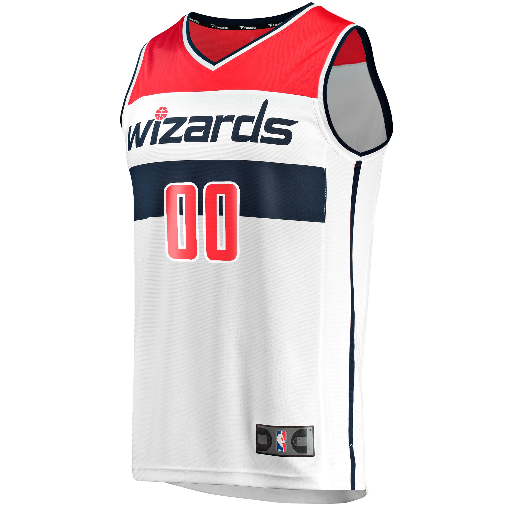 Washington Wizards Fanatics Youth Fast Break Replica Custom Jersey - Association Edition - White