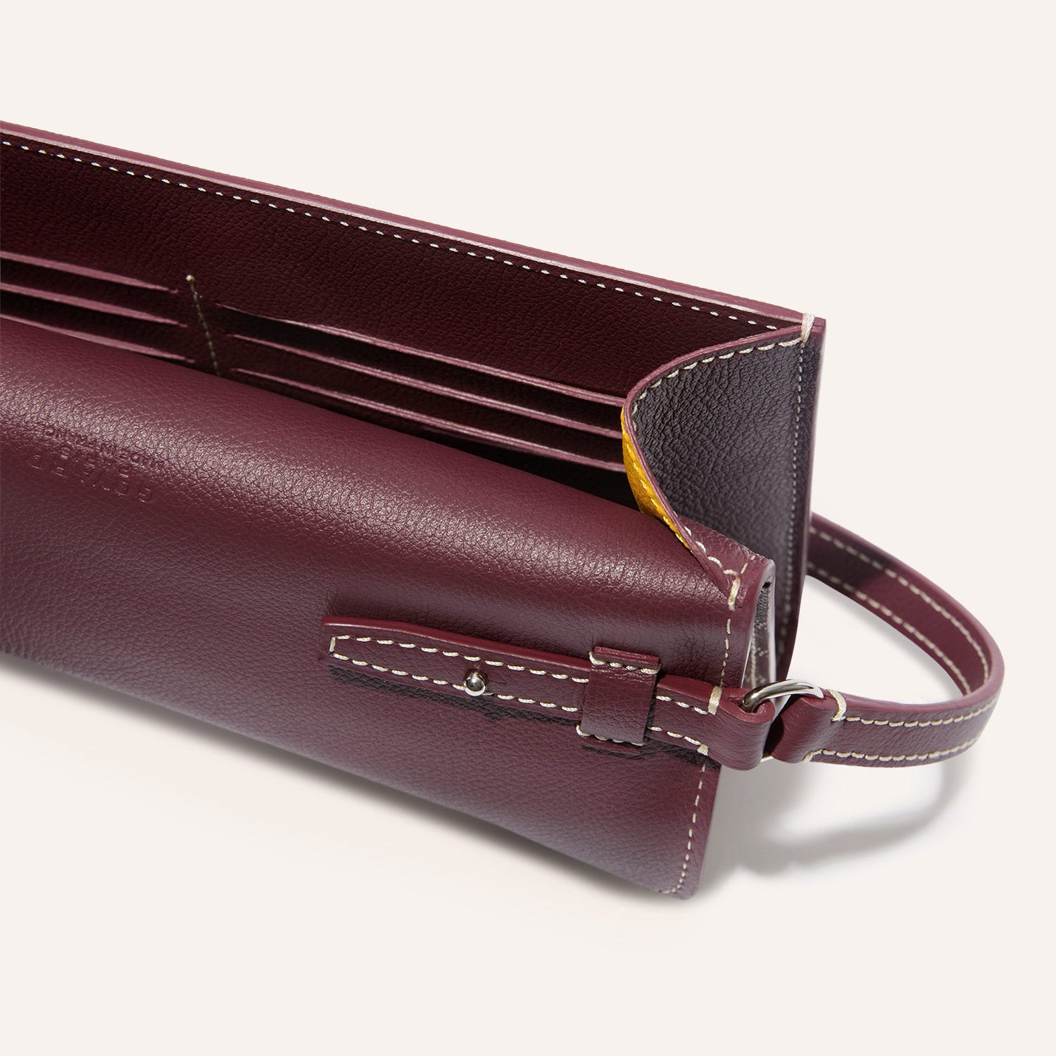 Chypre Wallet-Pouch Stripes and Initials