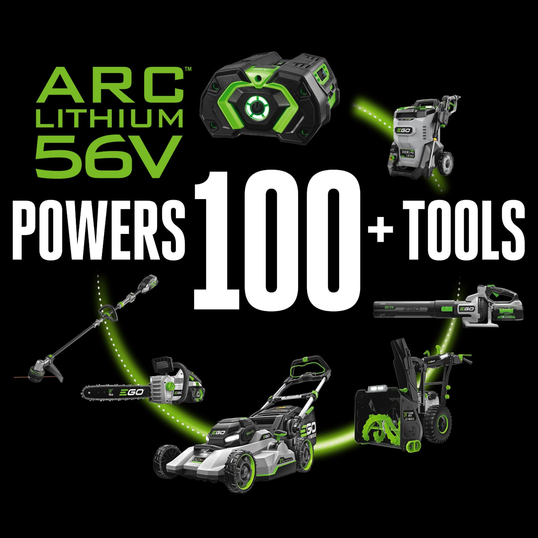 EGO POWER+ ST1502SA Battery Powered String Trimmer 15