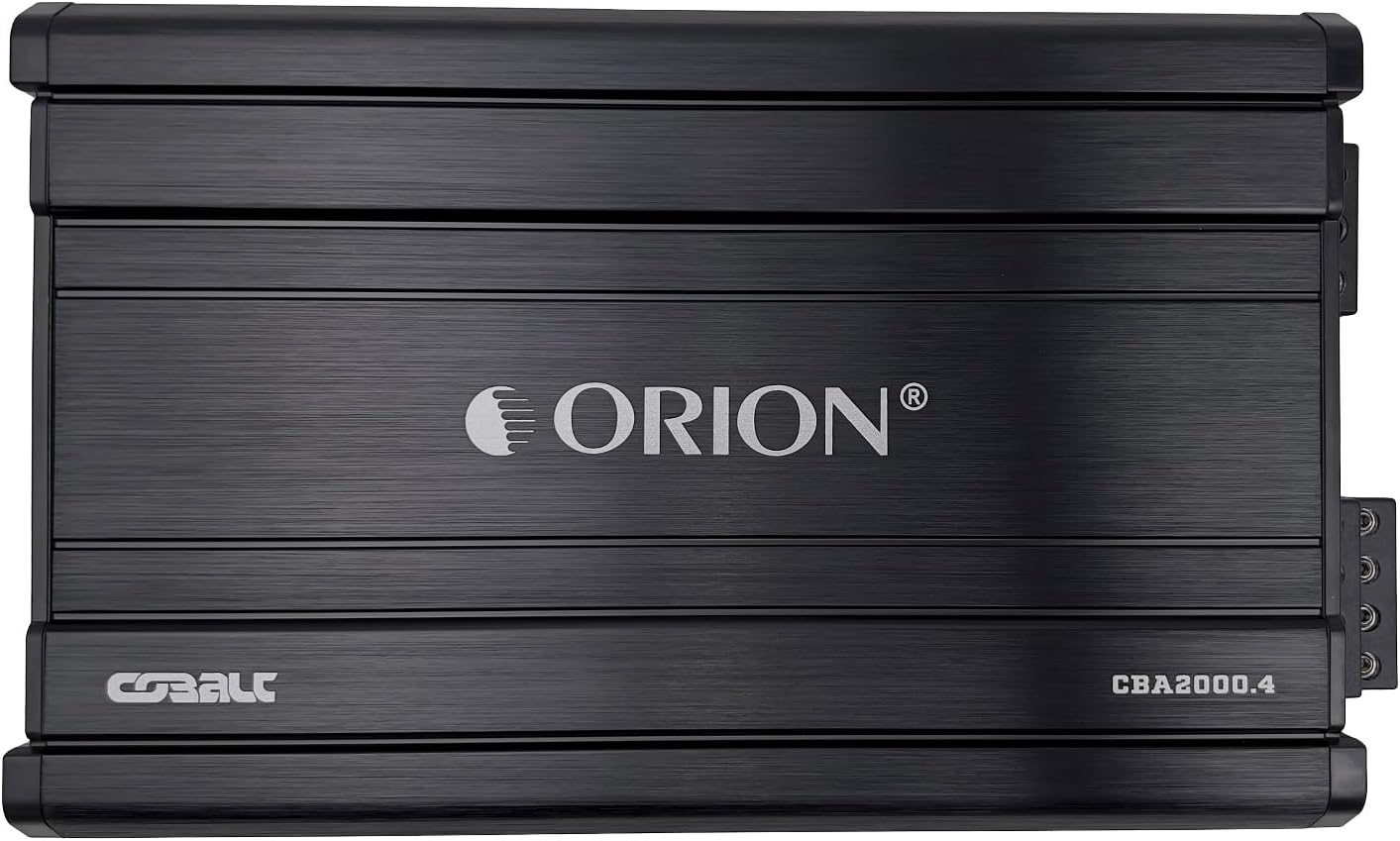 Orion Cobalt Series CBA2000.4 High Efficiency 4-Channel Class A/B Amplifier for Car Audio Stereo - 2000W Max, 300W RMS, 2/4 Ohm Stable, Adjustable Low/High Pass, Bass Boost, MOSFET Power Supply