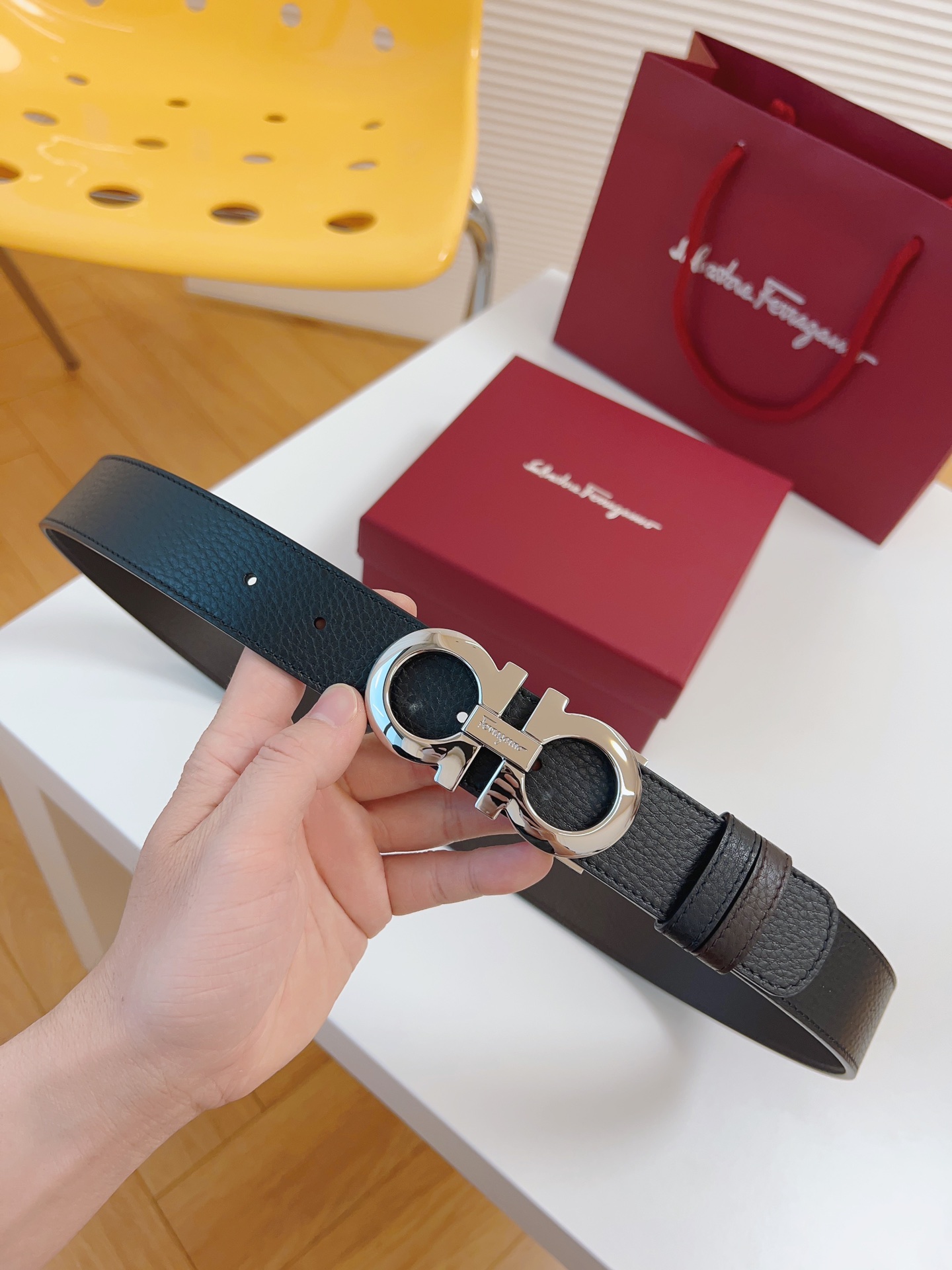 Ferragamo belt-131