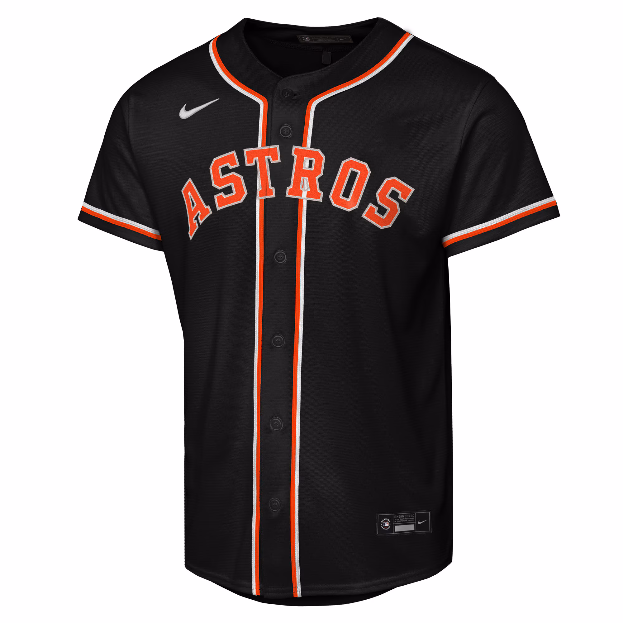 Jose Altuve Houston Astros Nike Youth Fashion Replica Player Jersey - Black