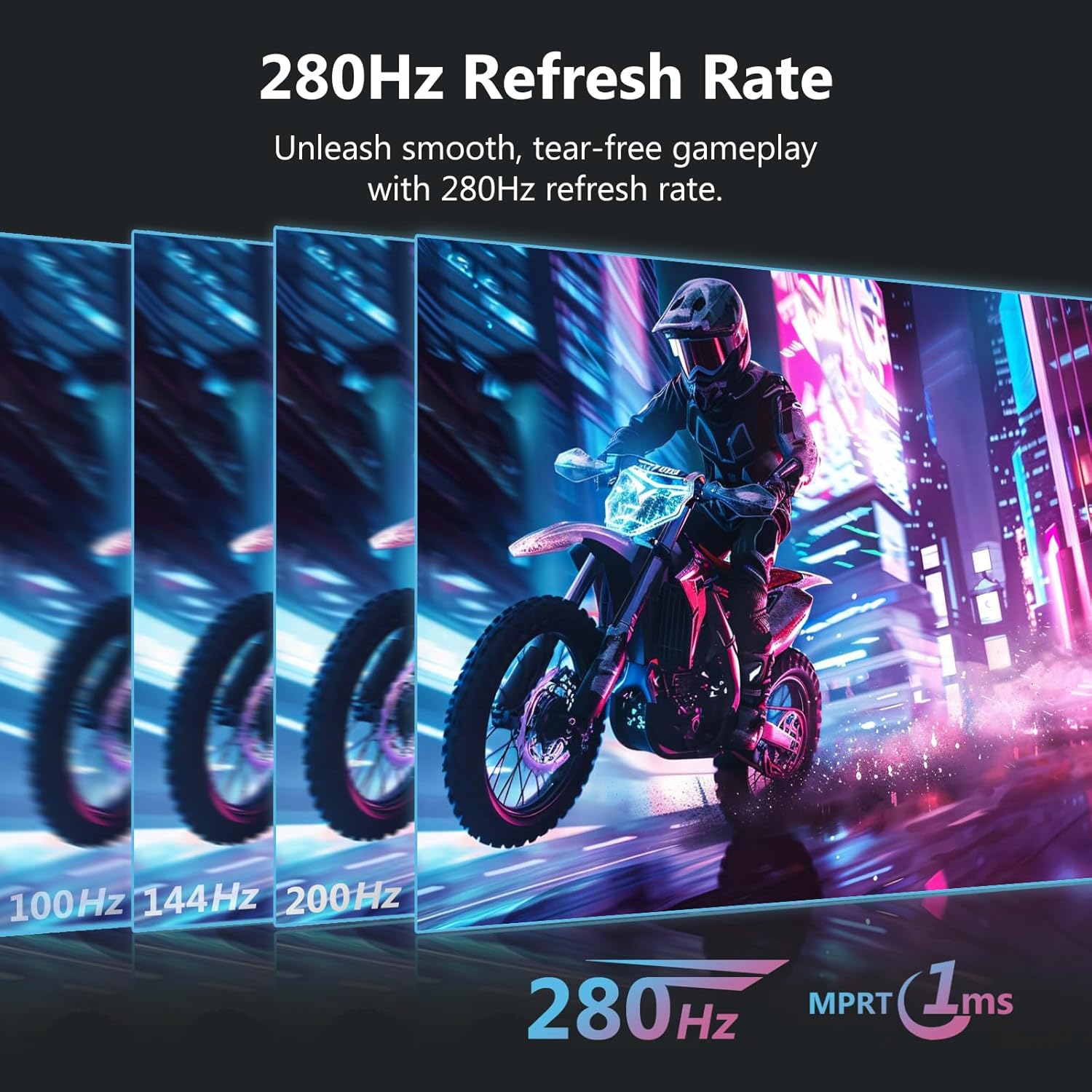 Z-Edge 27 inch Curved Gaming Monitor, FHD 1080P 240Hz 280Hz Curved 1500R Computer Monitor, Fast MPRT 1ms, FreeSync, Low Blue Light, 350nits, 16.7M Colors, 4000:1 Contrast, UG27P 2X DP and 2X HDMI