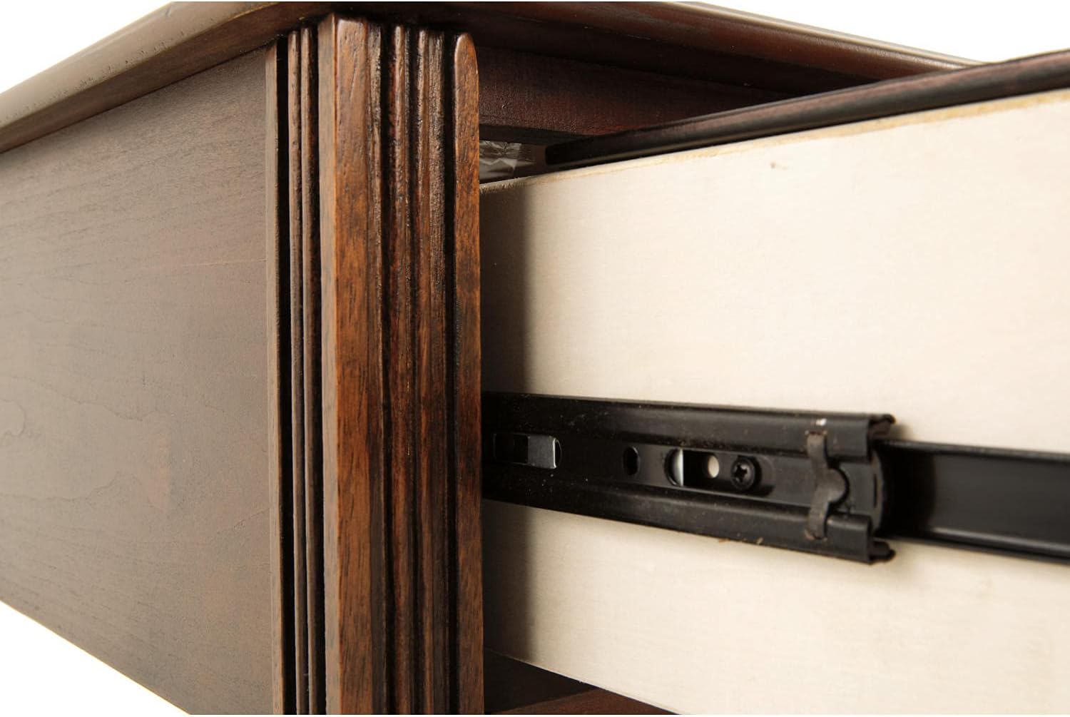 Signature Design by Ashley Breegin Chair Side End Table, 1 Drawer, 1 Fixed Shelf, Veneers, Wood, 13.13