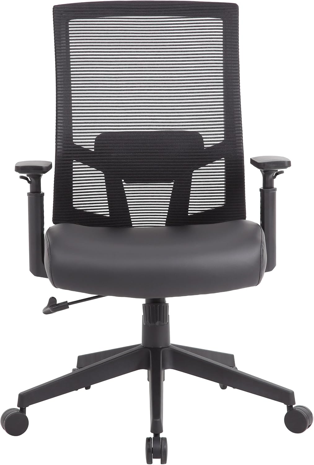 BOSS Ergonomic Mesh Task Chair with Adjustable Arms & Synchro-Tilt, Black