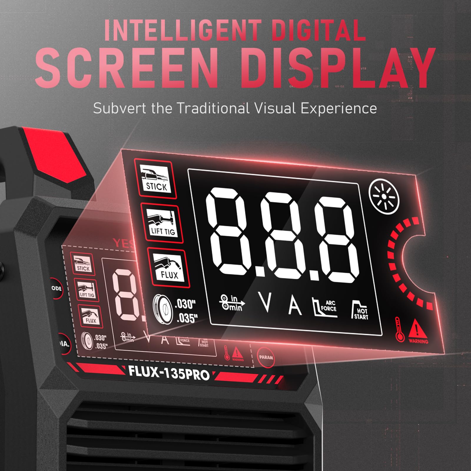 YESWELDER YESWELDER 135A MIG Welder 3-in-1 Digital Display