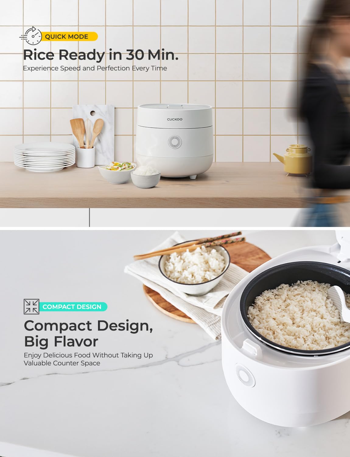 CUCKOO Micom Rice Cooker 3-Cup with Fuzzy Logic Technology