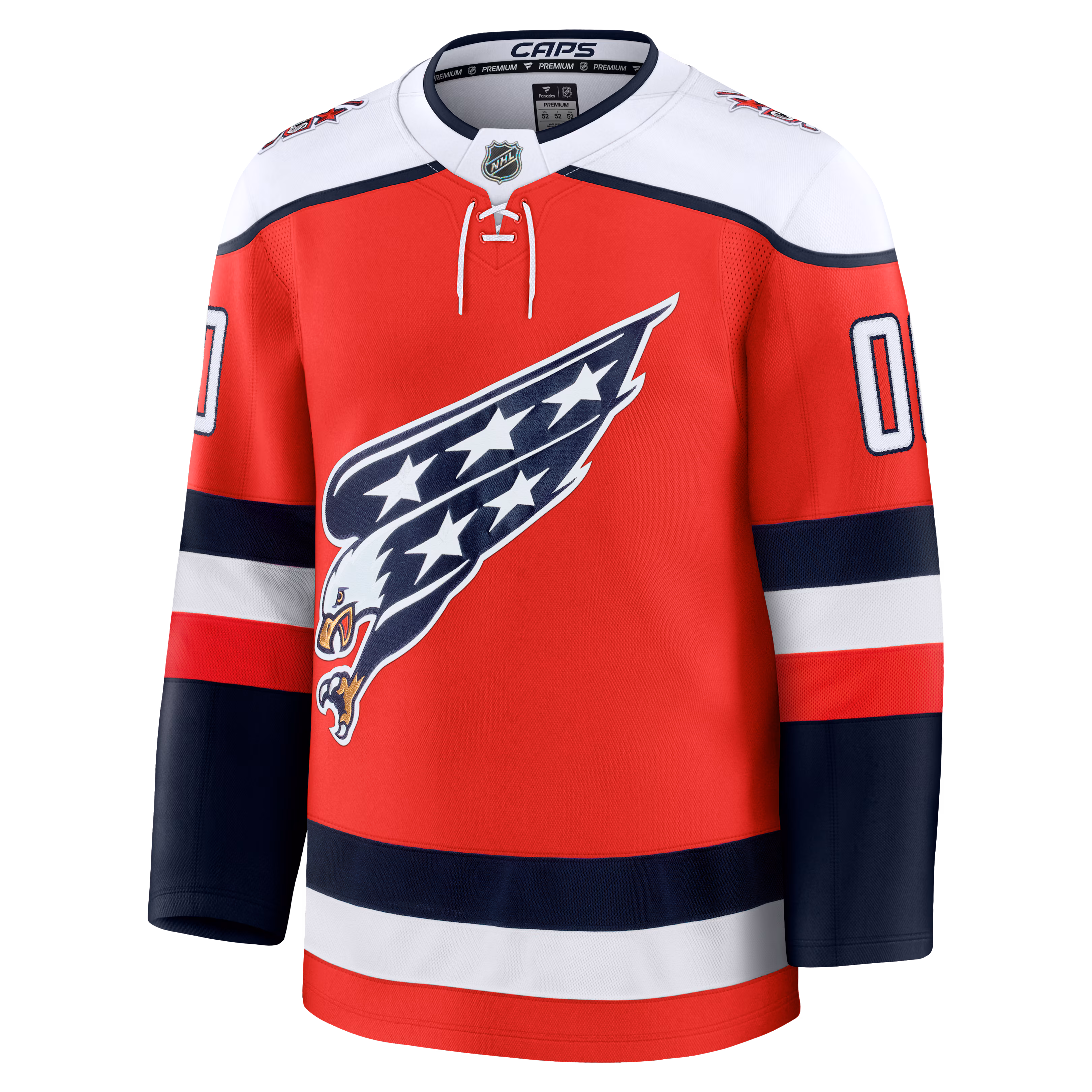 Washington Capitals Fanatics Alternate Premium Custom Jersey - Red