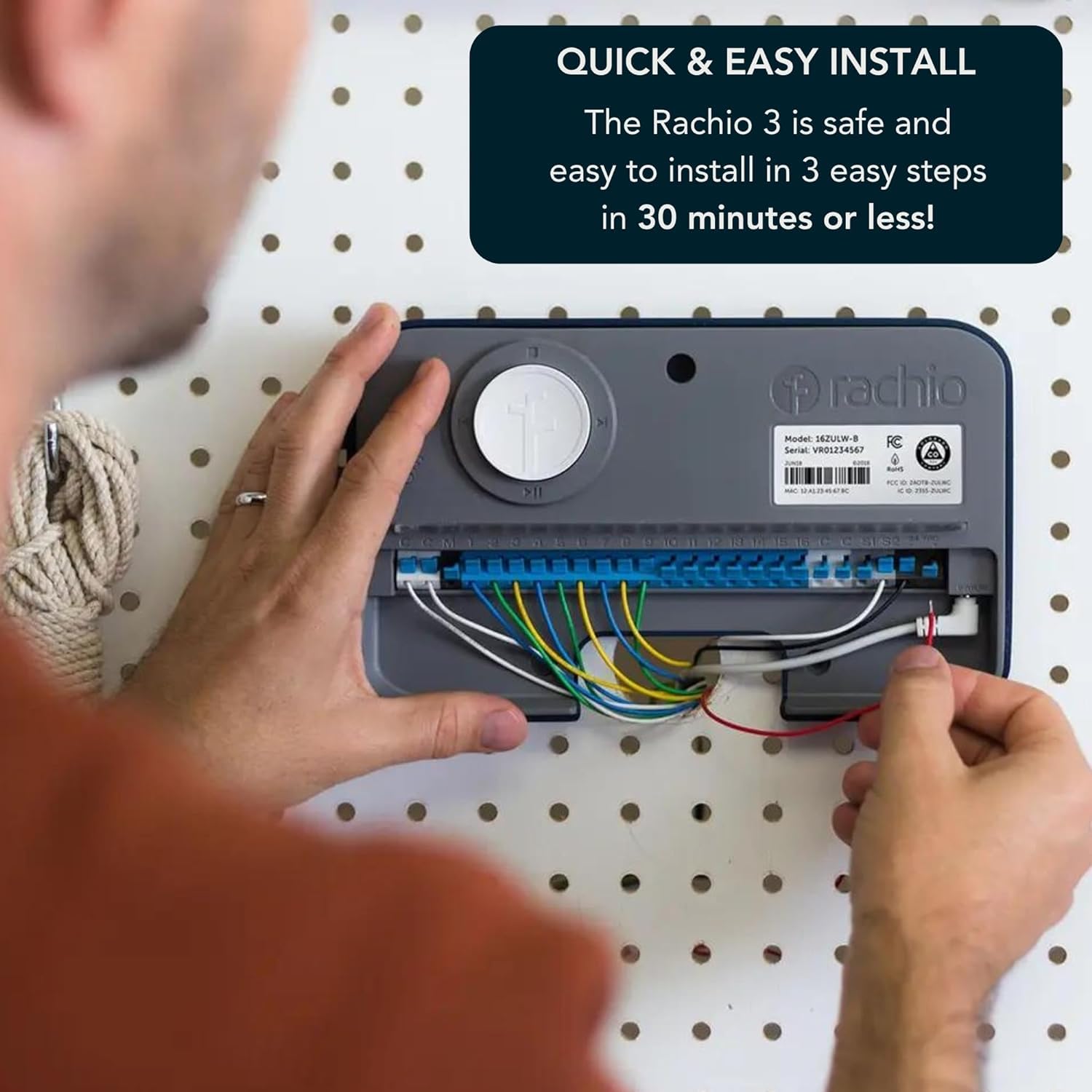 RACHIO WiFi Smart Sprinkler Controller - 8-Zone Remote Control