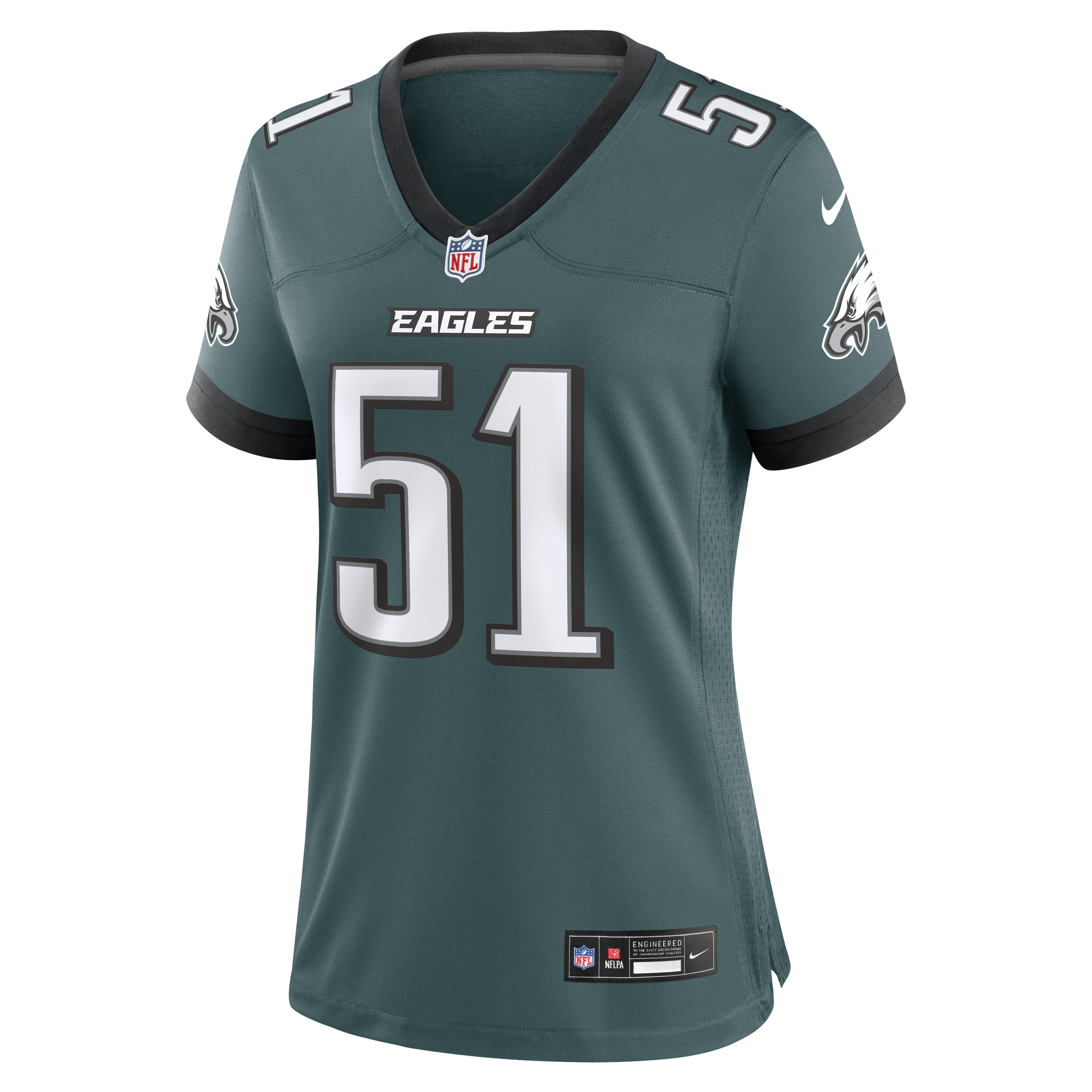 Cam Jurgens Philadelphia Eagles Nike Women's Team Game Jersey -  Midnight Green