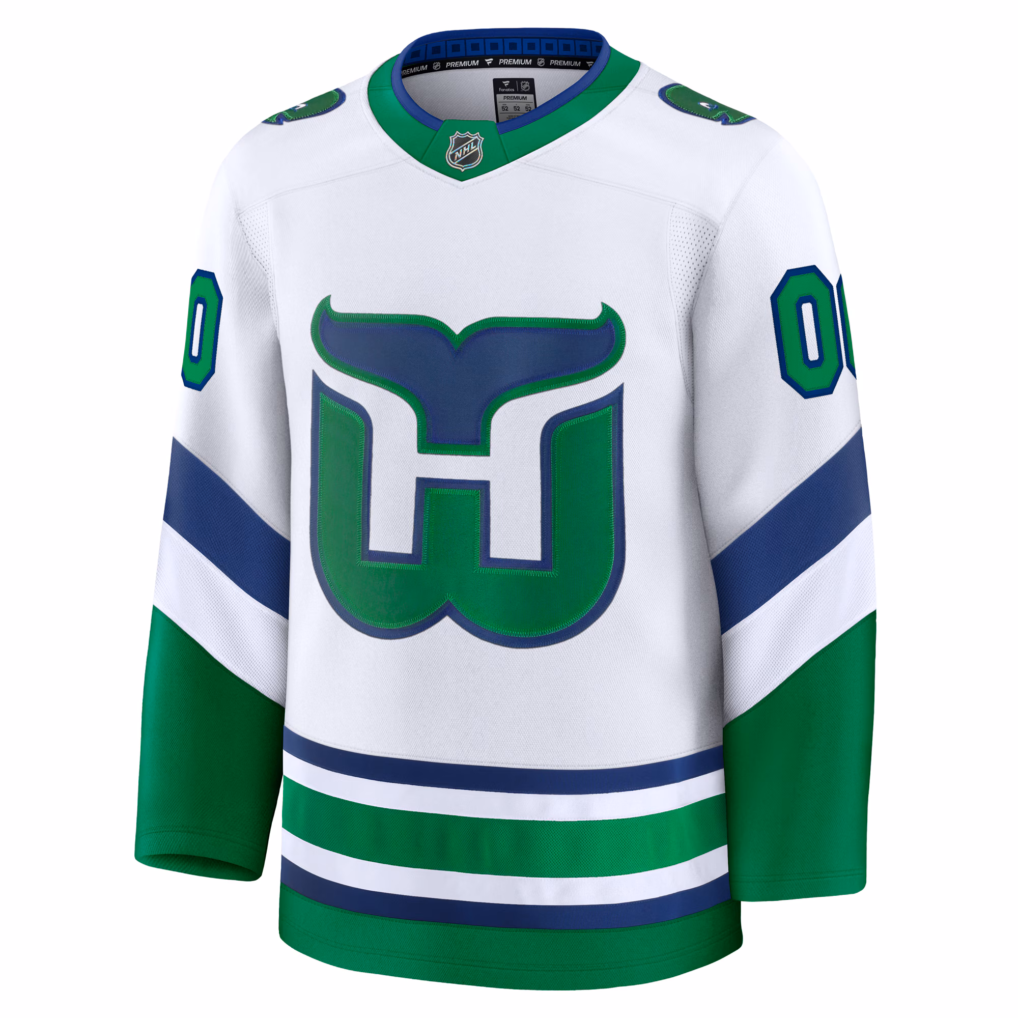 Carolina Hurricanes Fanatics Throwback Premium Custom Jersey - White
