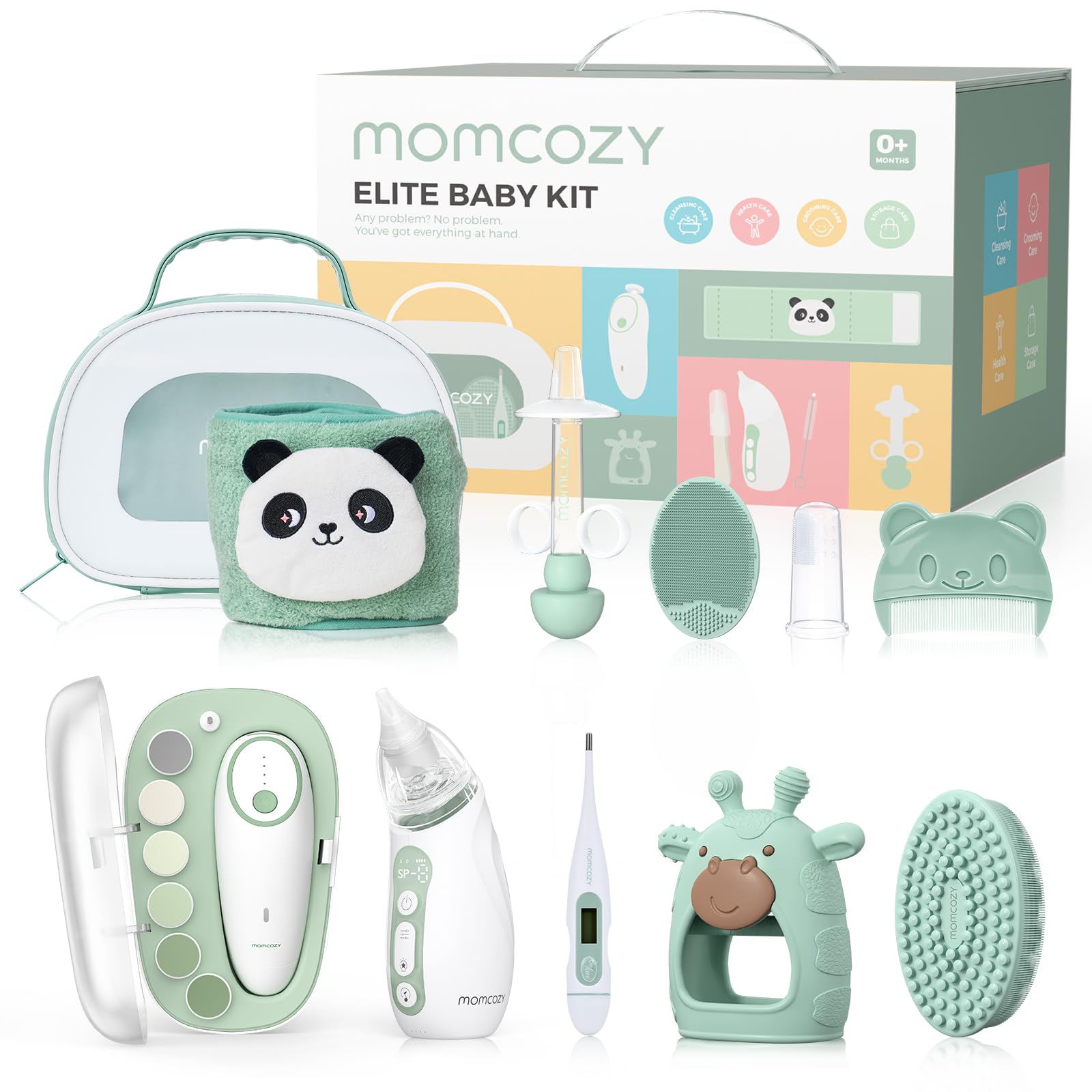 MOMCOZY Elite Baby Kit - Essential Grooming & Health Set